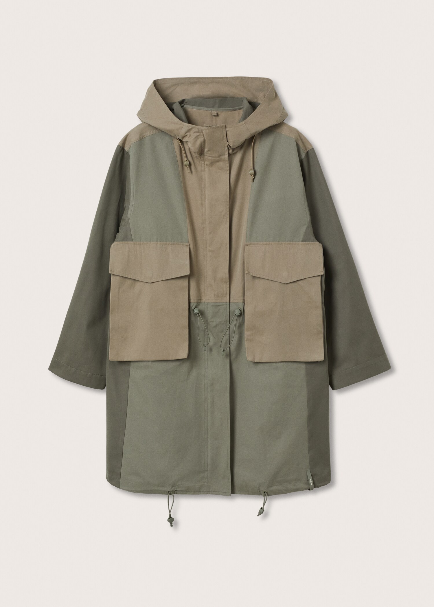 Bavlněná parka oversize - Zboží bez modelu