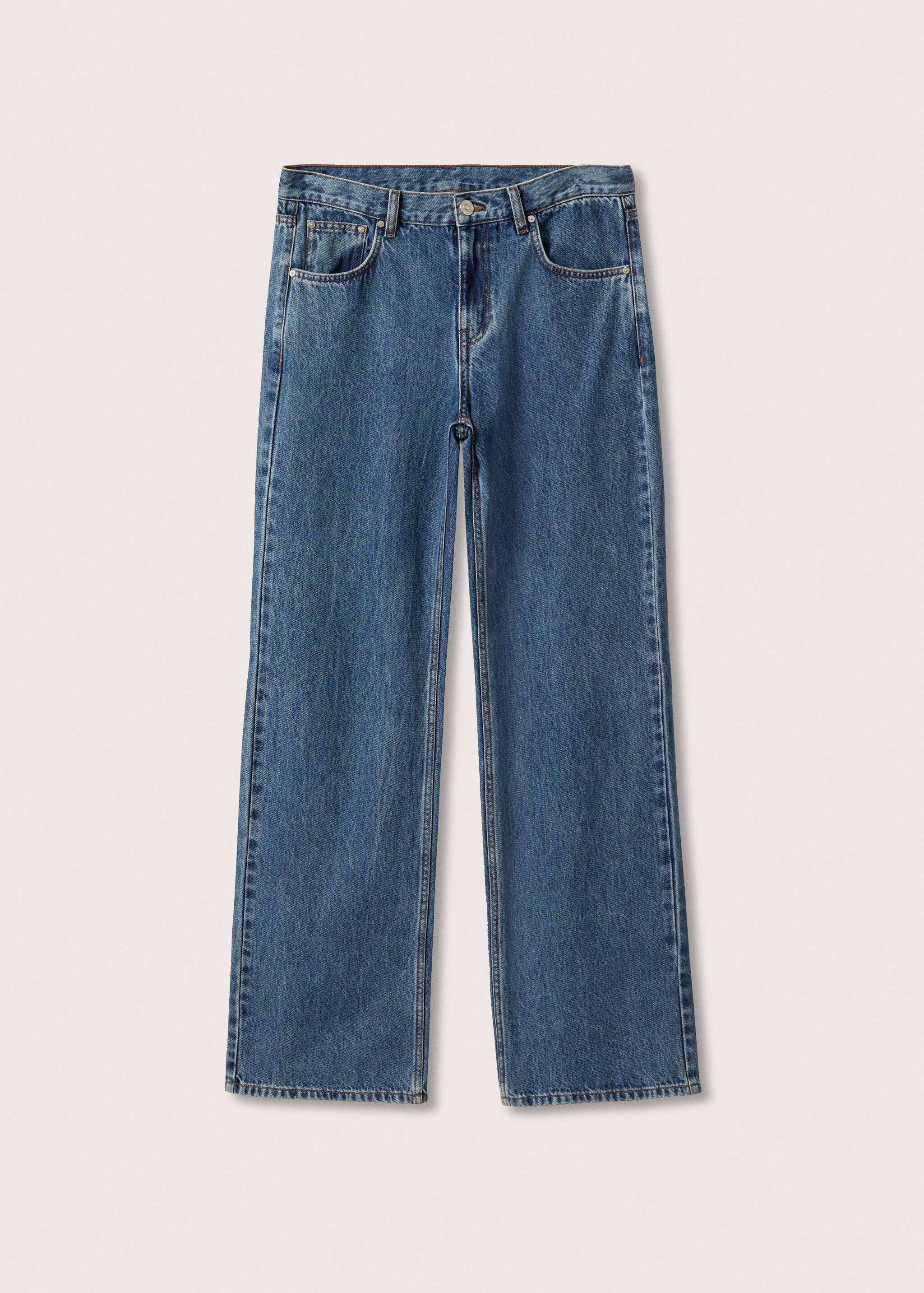 Jeans wideleg tiro bajo - Artículo sin modelo