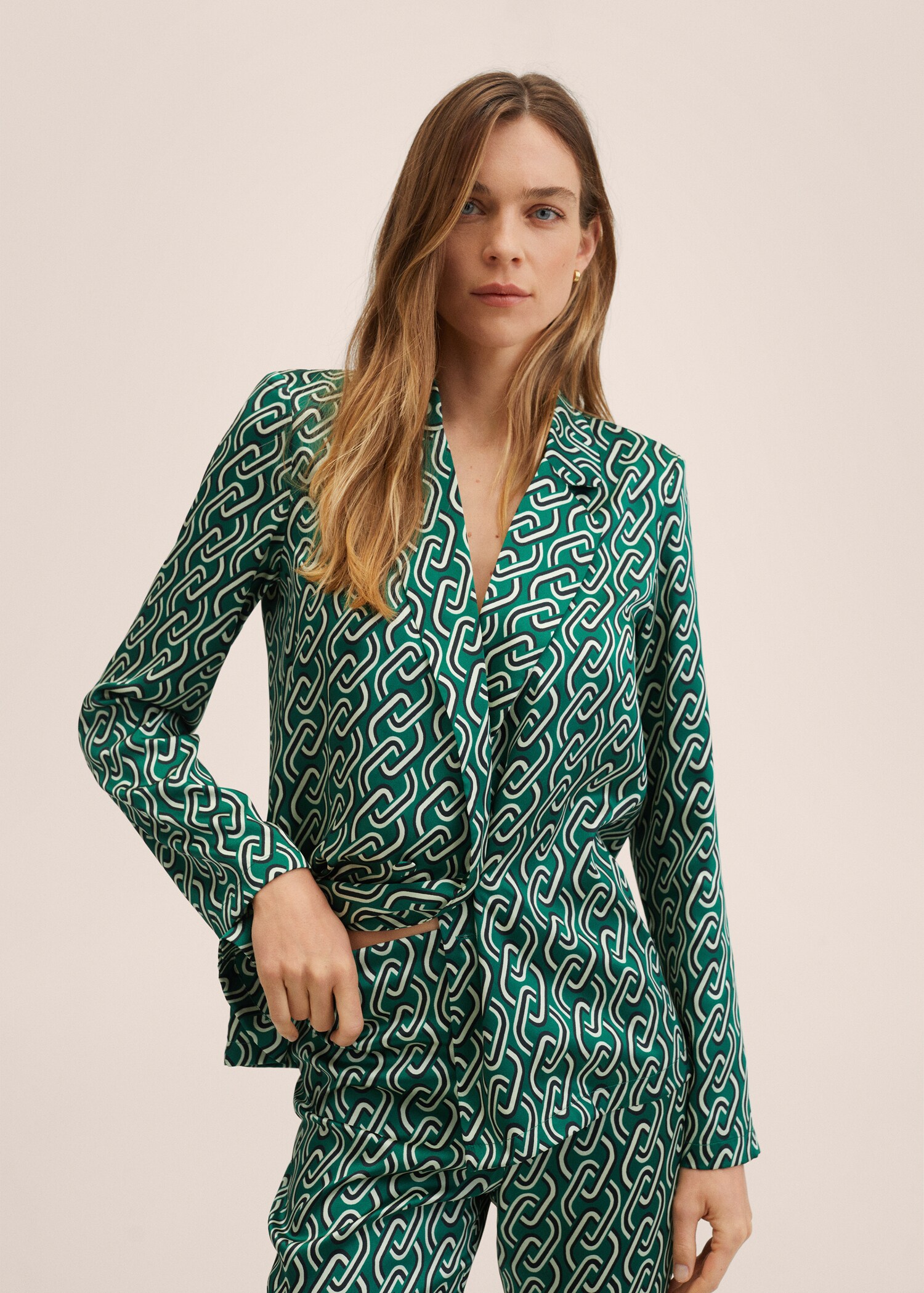 Chain print trousers - Details of the article 2