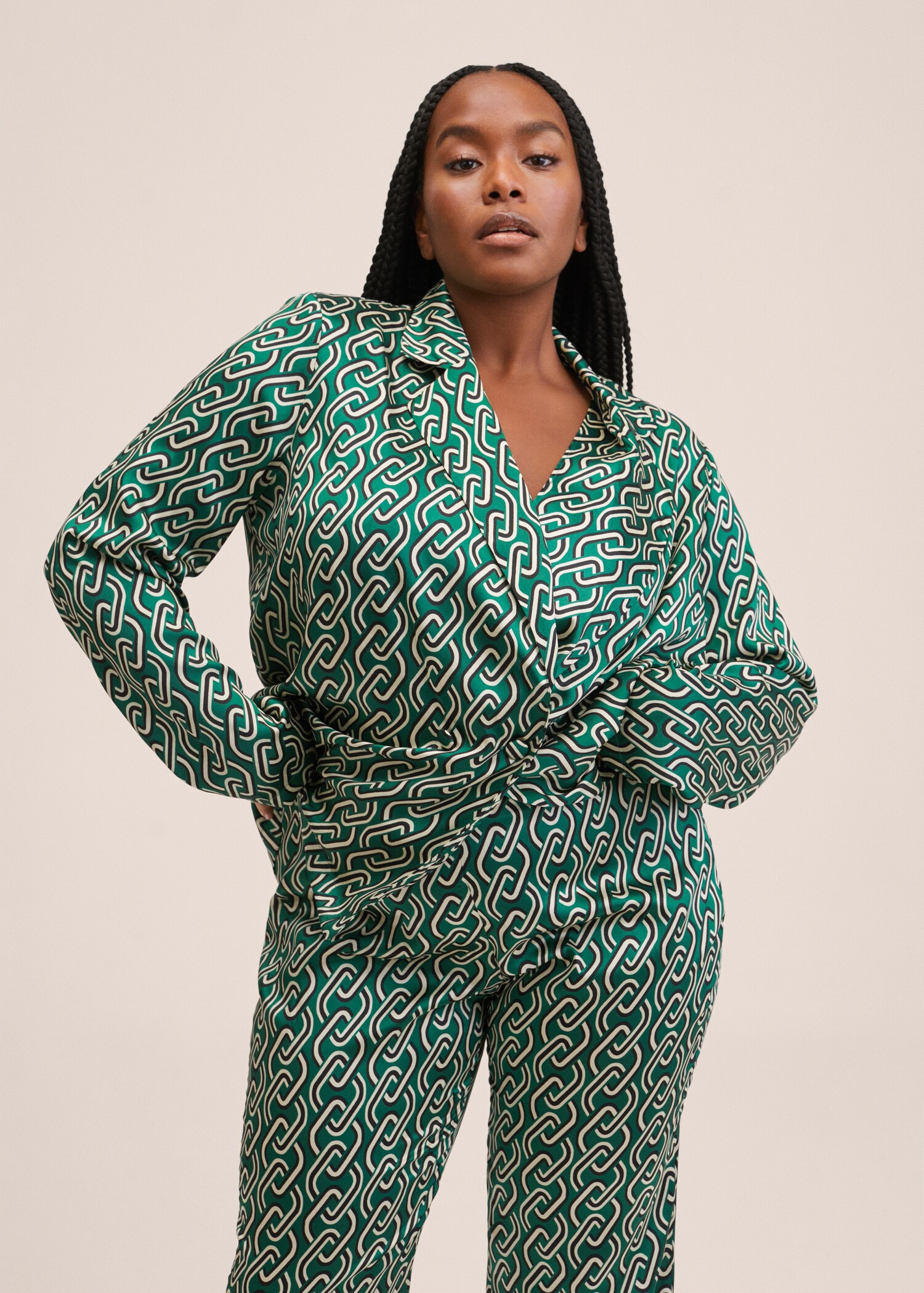 Chain print trousers - Details of the article 5