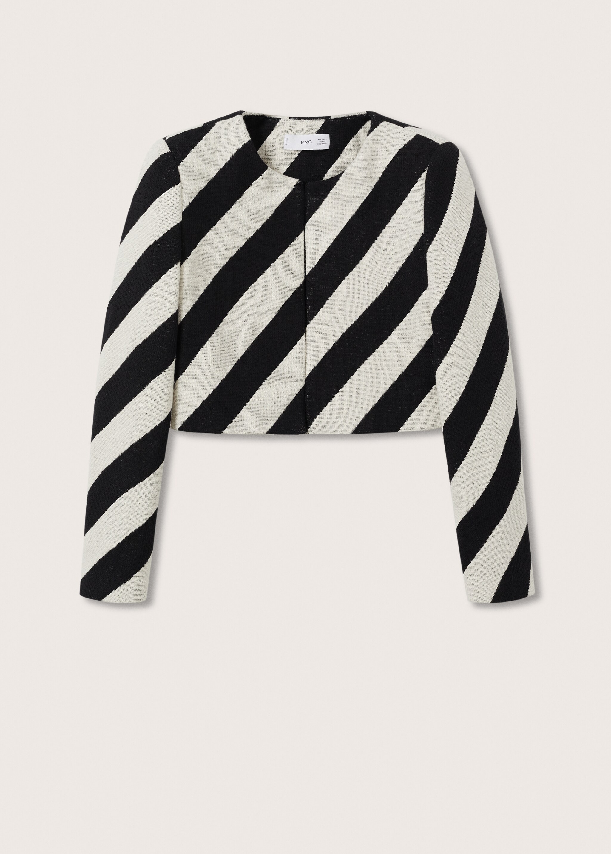 Striped cotton jacket - Article without model