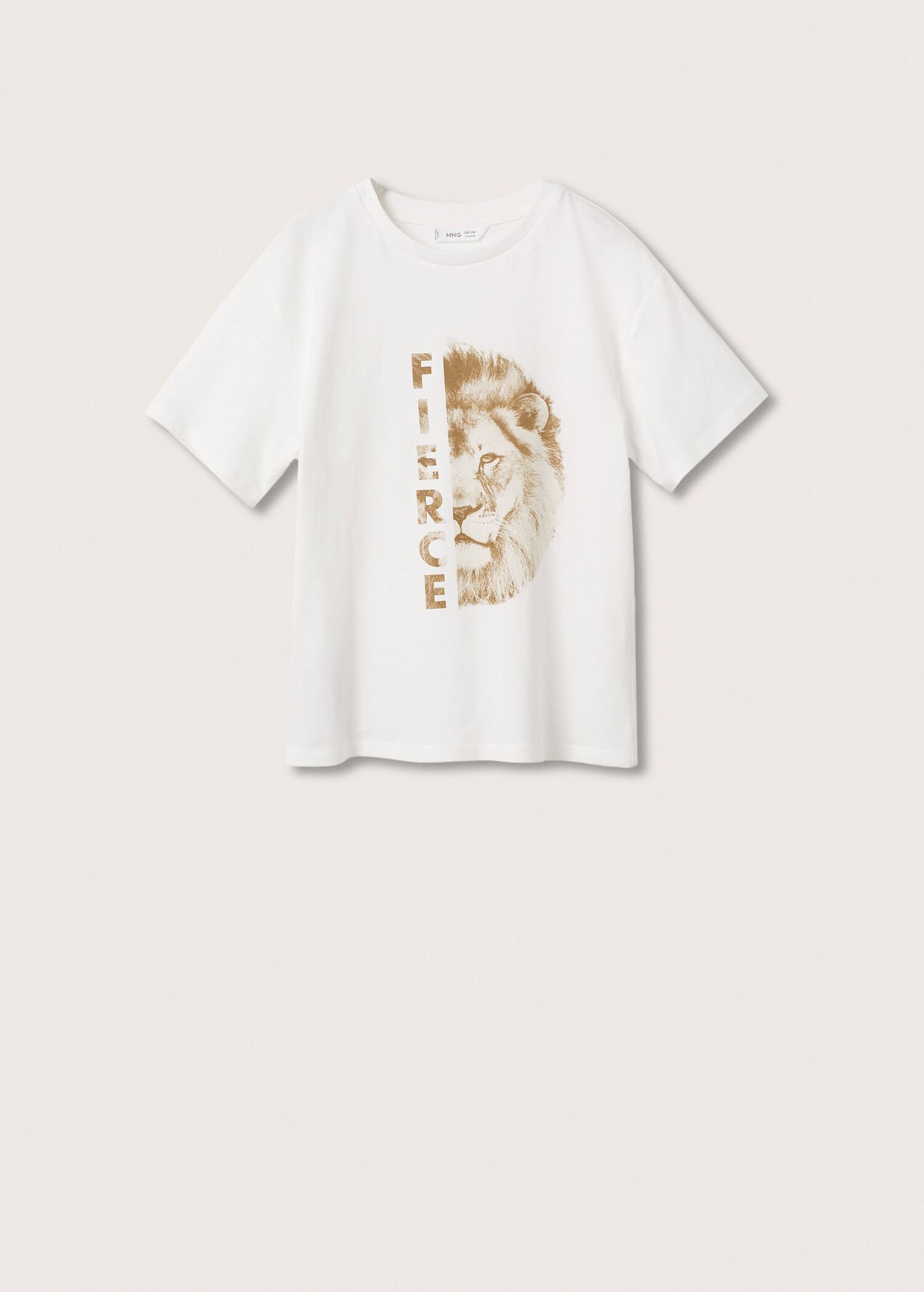 Printed cotton-blend T-shirt - Article without model