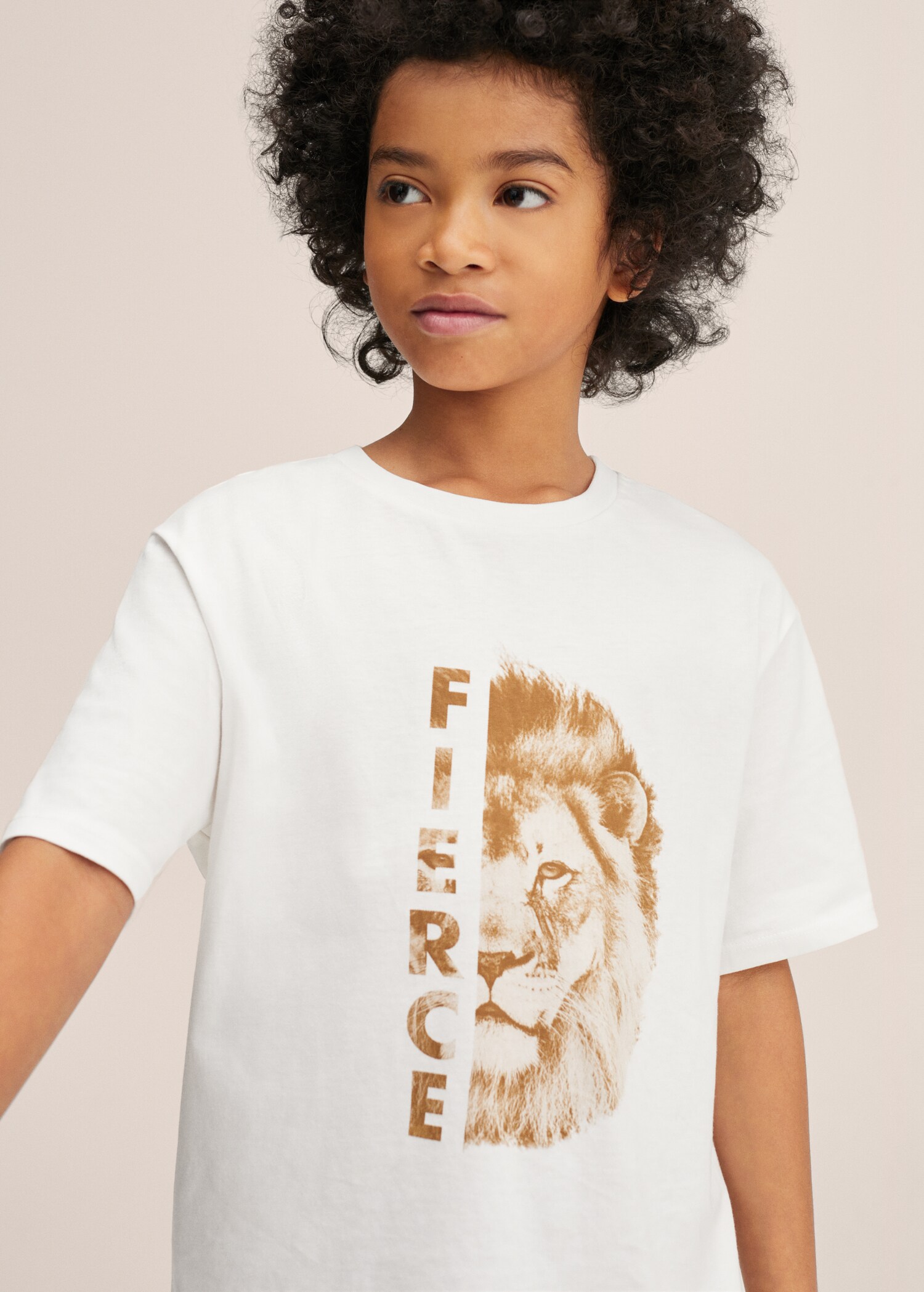 Printed cotton-blend T-shirt - Details of the article 1