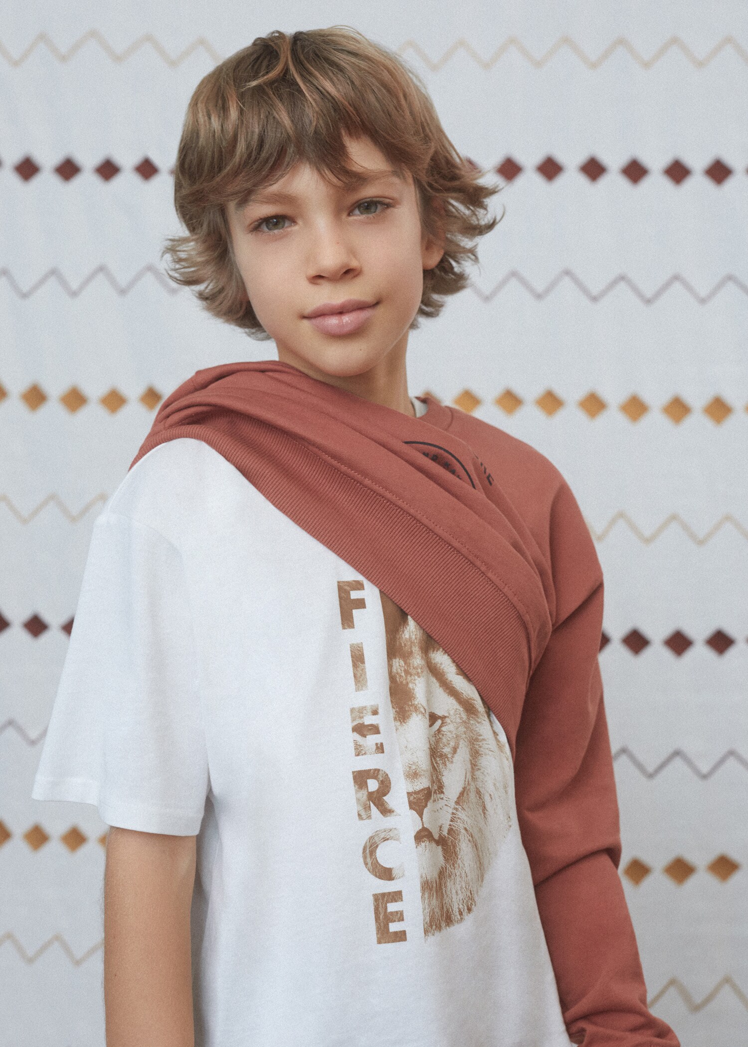 Printed cotton-blend T-shirt - Details of the article 5