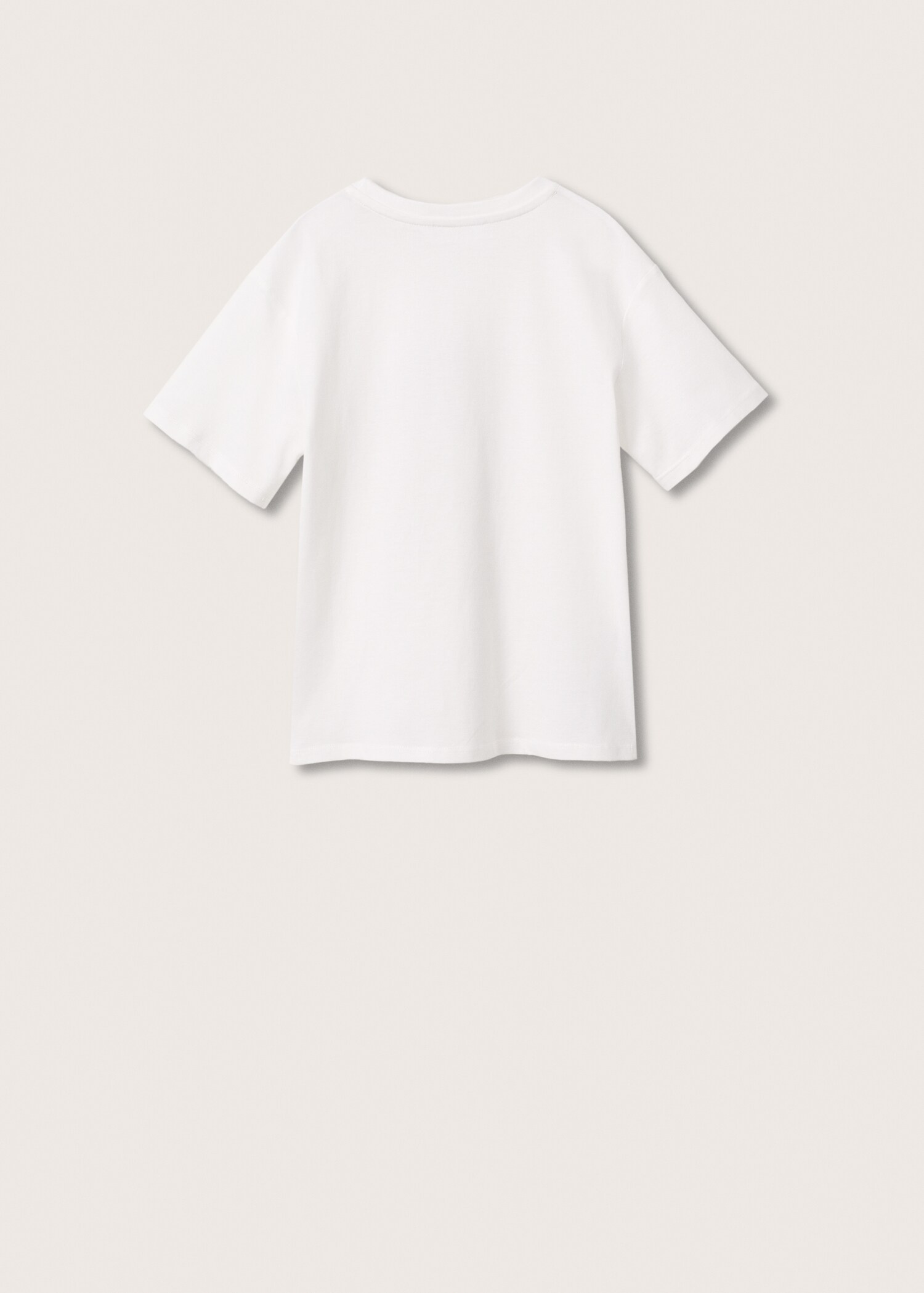 Printed cotton-blend T-shirt - Reverse of the article