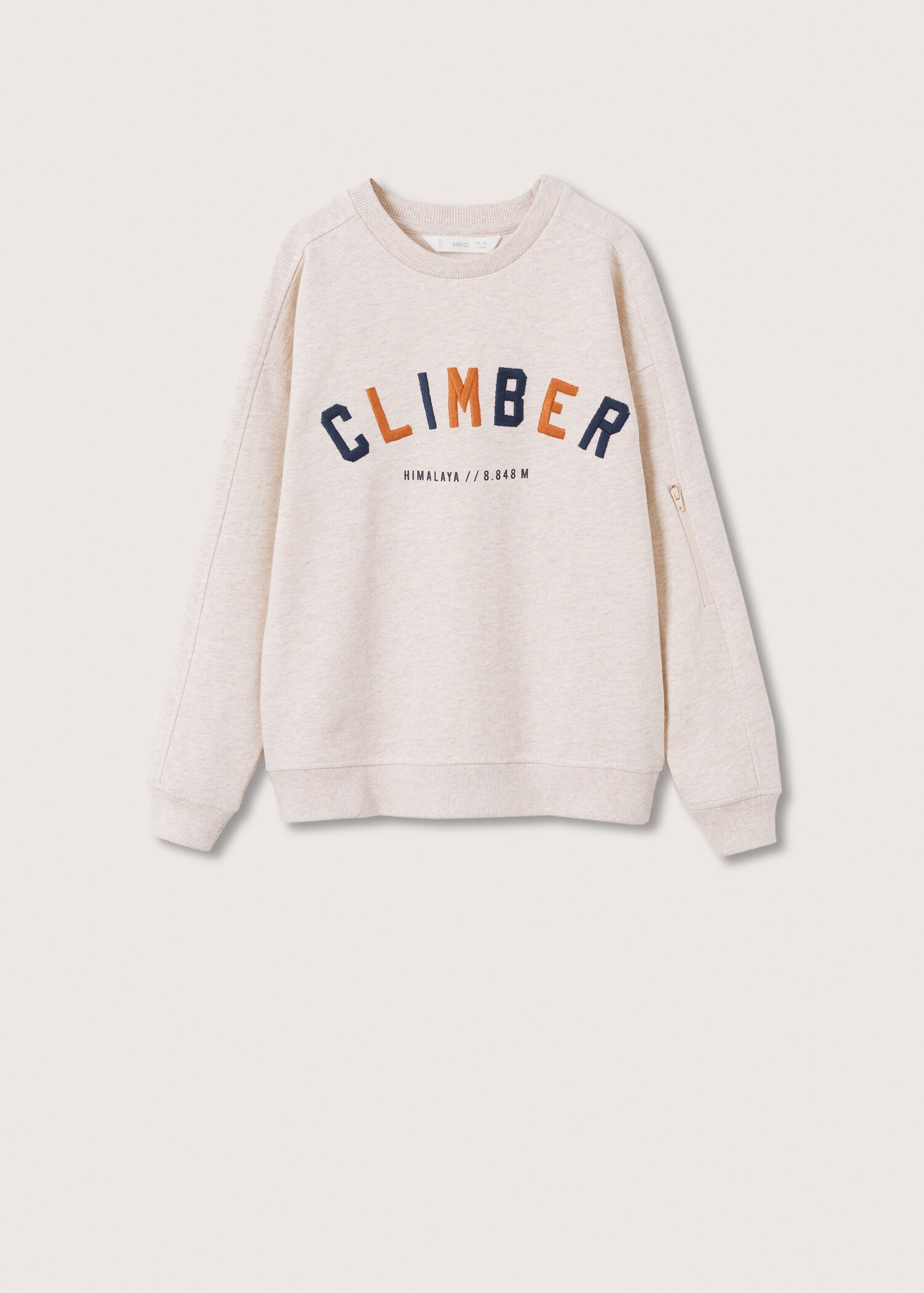 Sudadera mensaje bordado - Artículo sin modelo