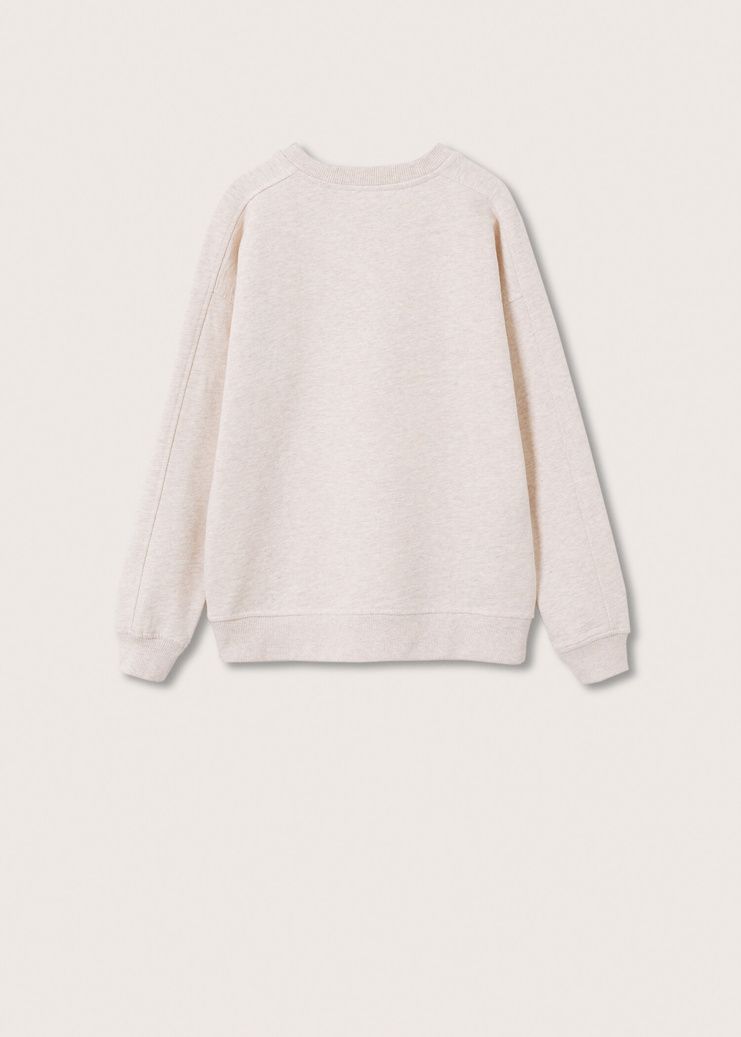 Sudadera mensaje bordado - Reverso del artículo
