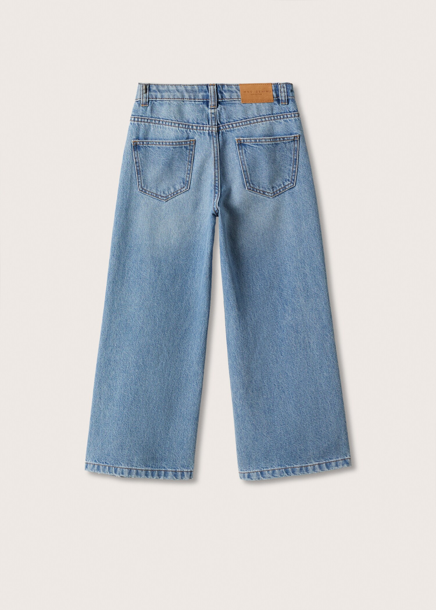 Jeans wide leg - Reverse of the article