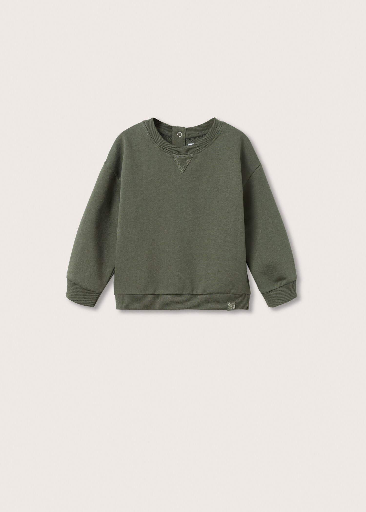Bavlněná mikina oversize - Zboží bez modelu