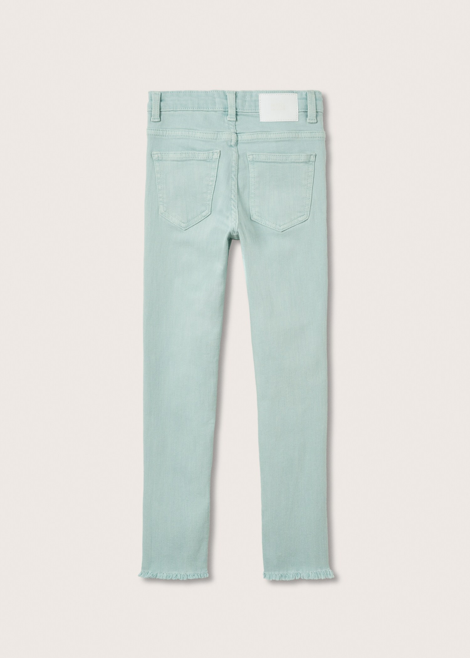 Skinny jeans with buttons - Reverse of the article