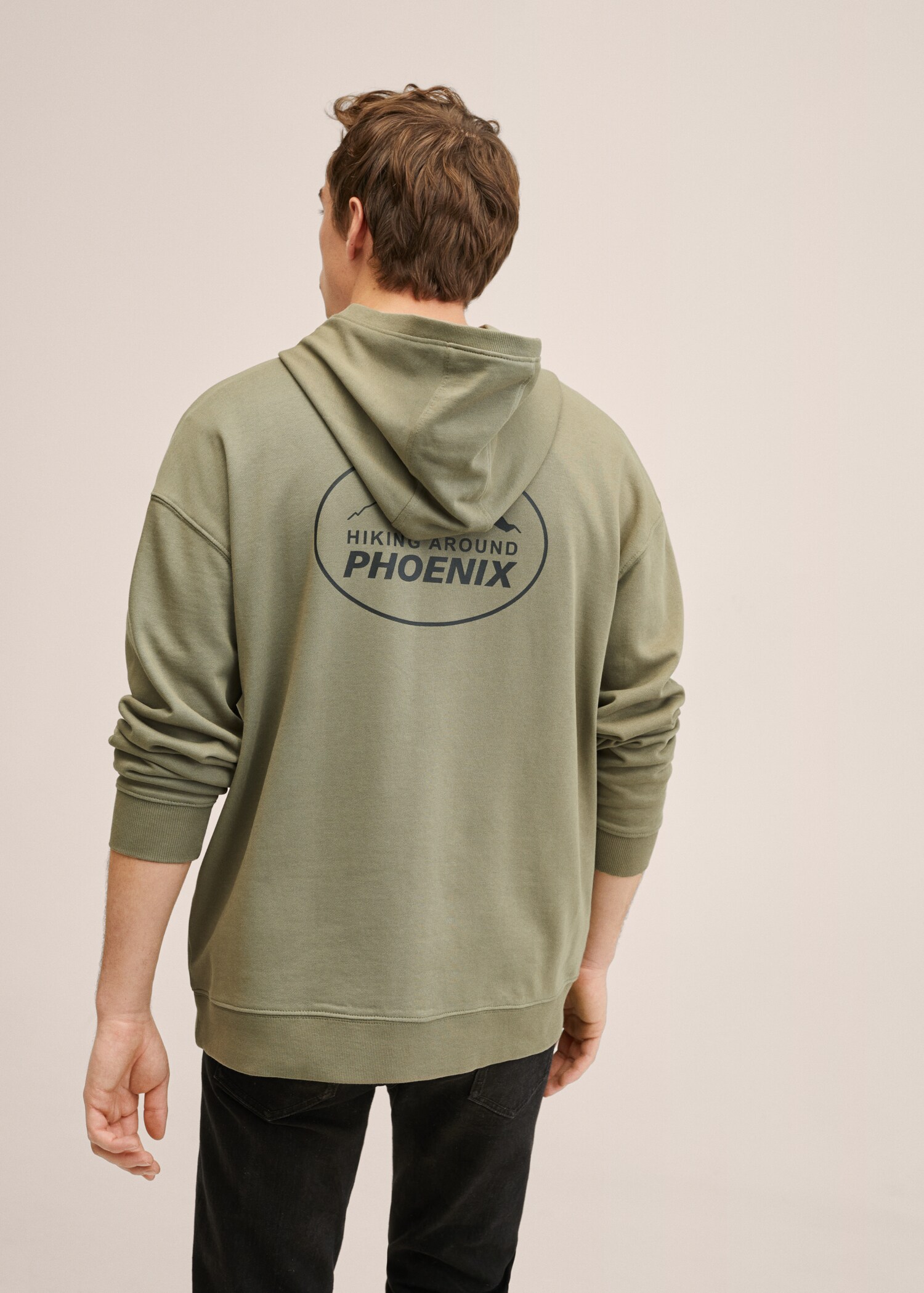 Printed hoodie - Reverse of the article