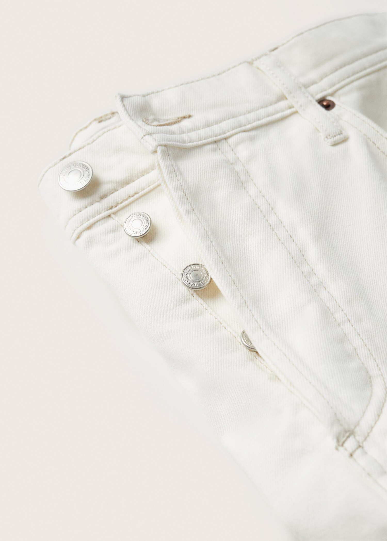 Tapered loose-fit cropped jeans  - Details of the article 8