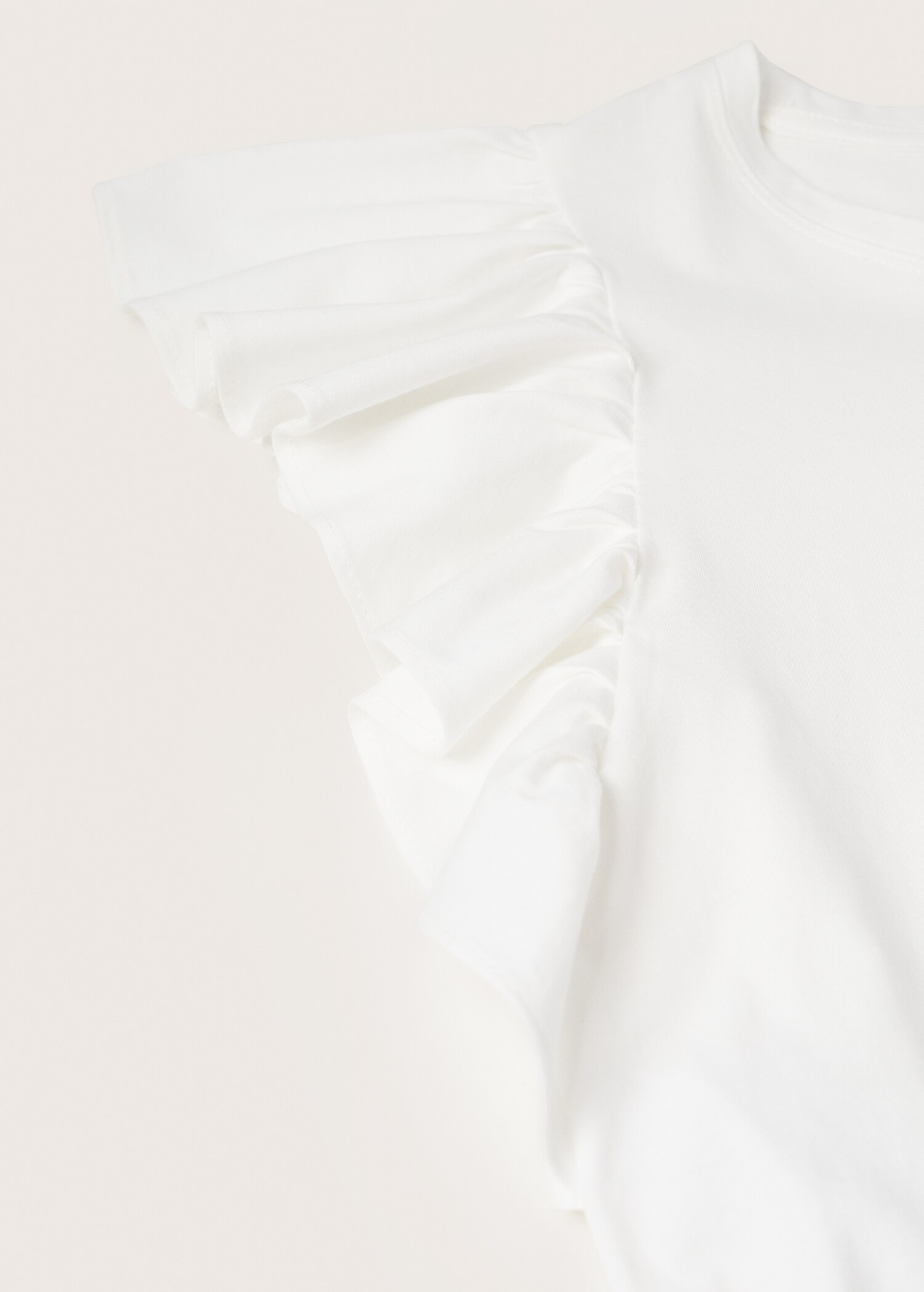 Frills cotton t-shirt - Details of the article 8