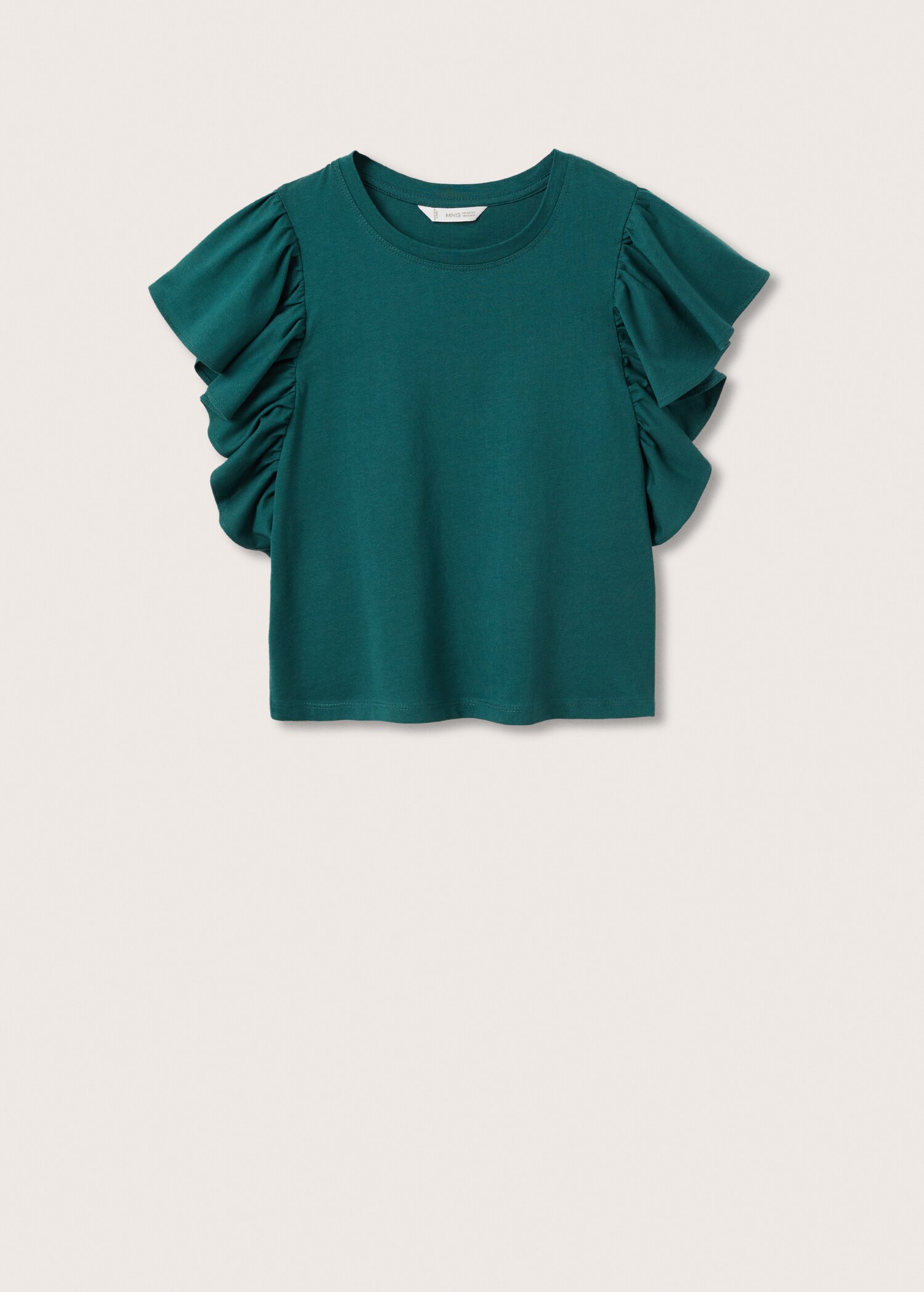 Frills cotton t-shirt - Article without model