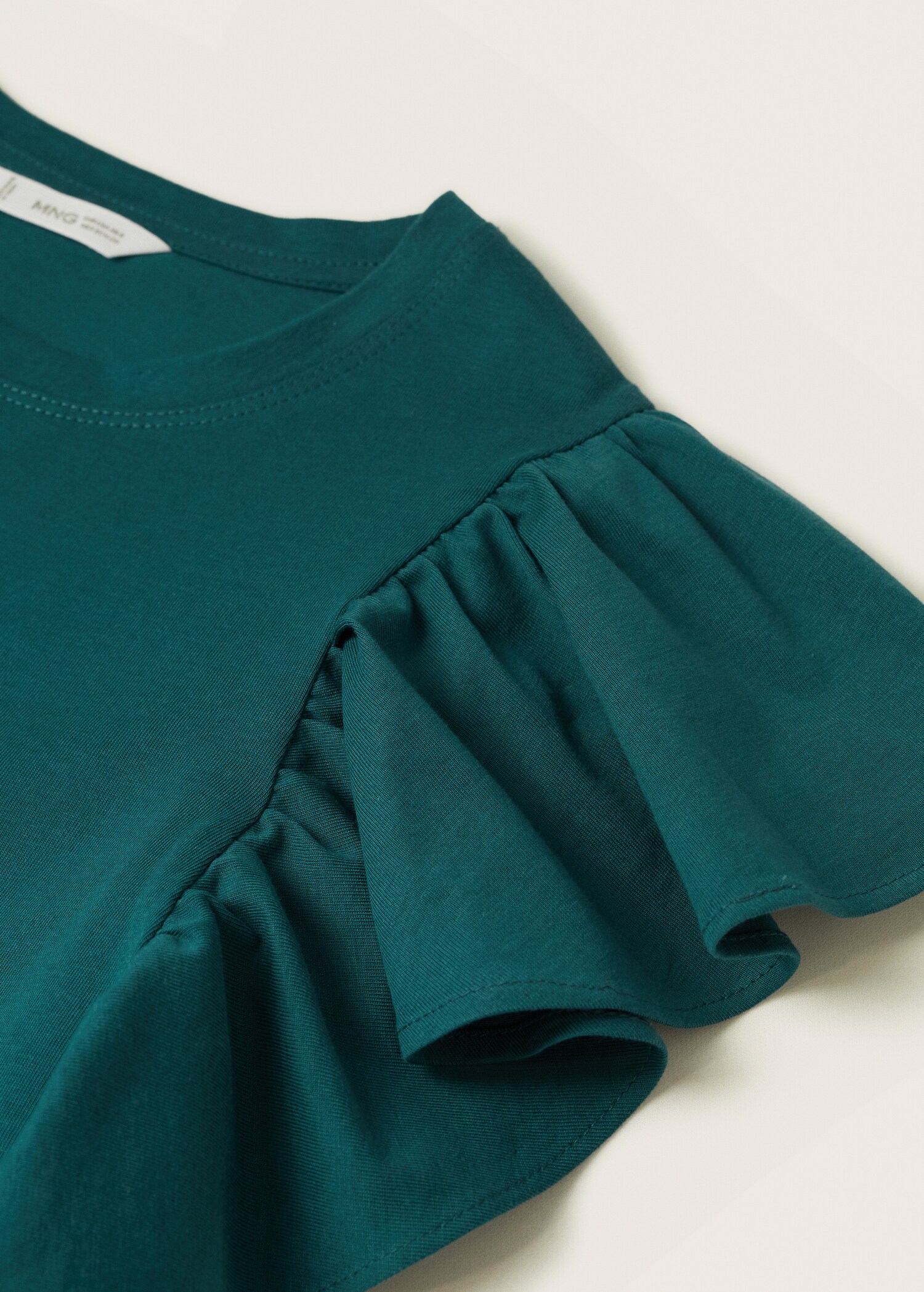 Frills cotton t-shirt - Details of the article 8