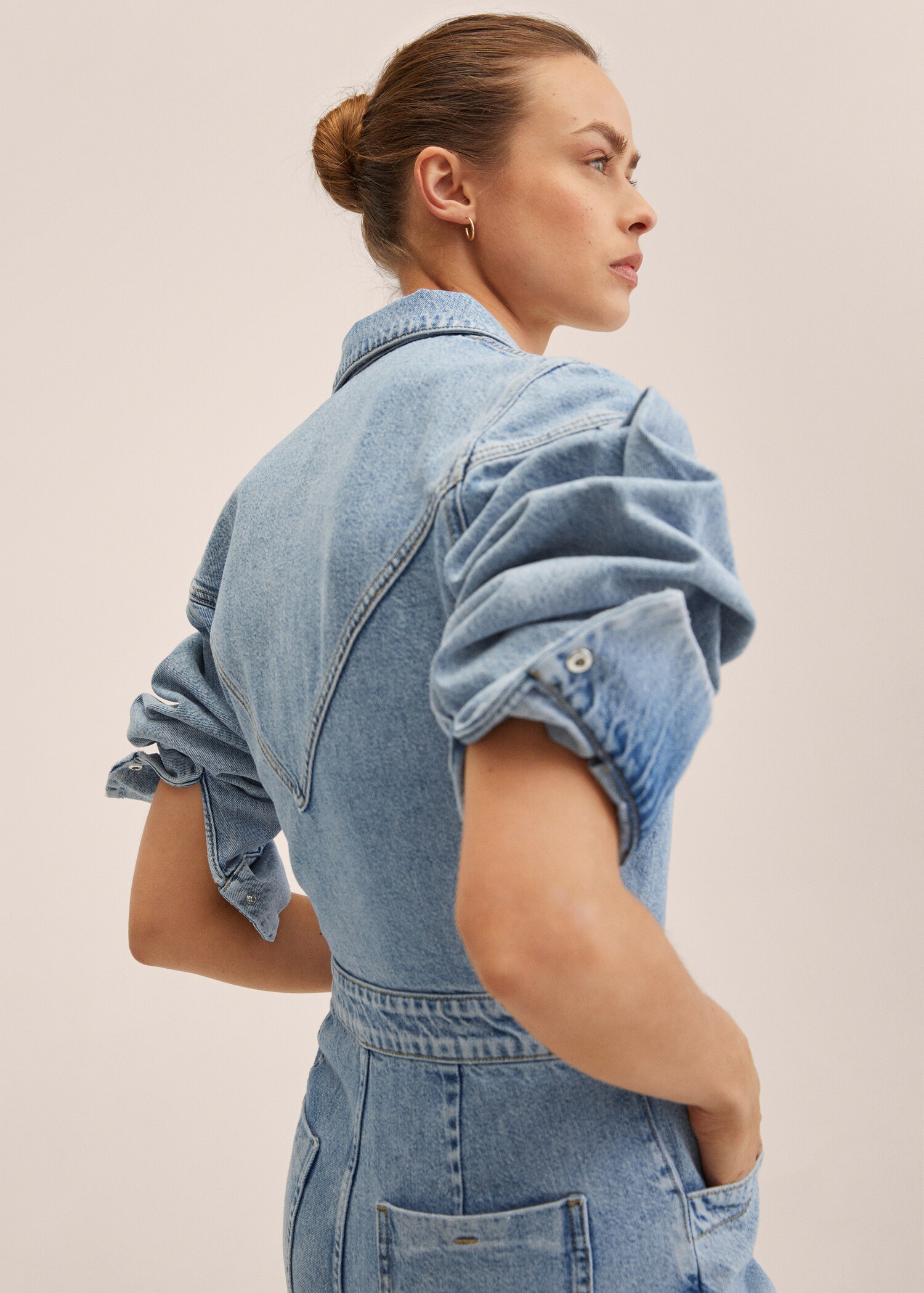 Jeans-Jumpsuit mit Reißverschluss - Detail des Artikels 2