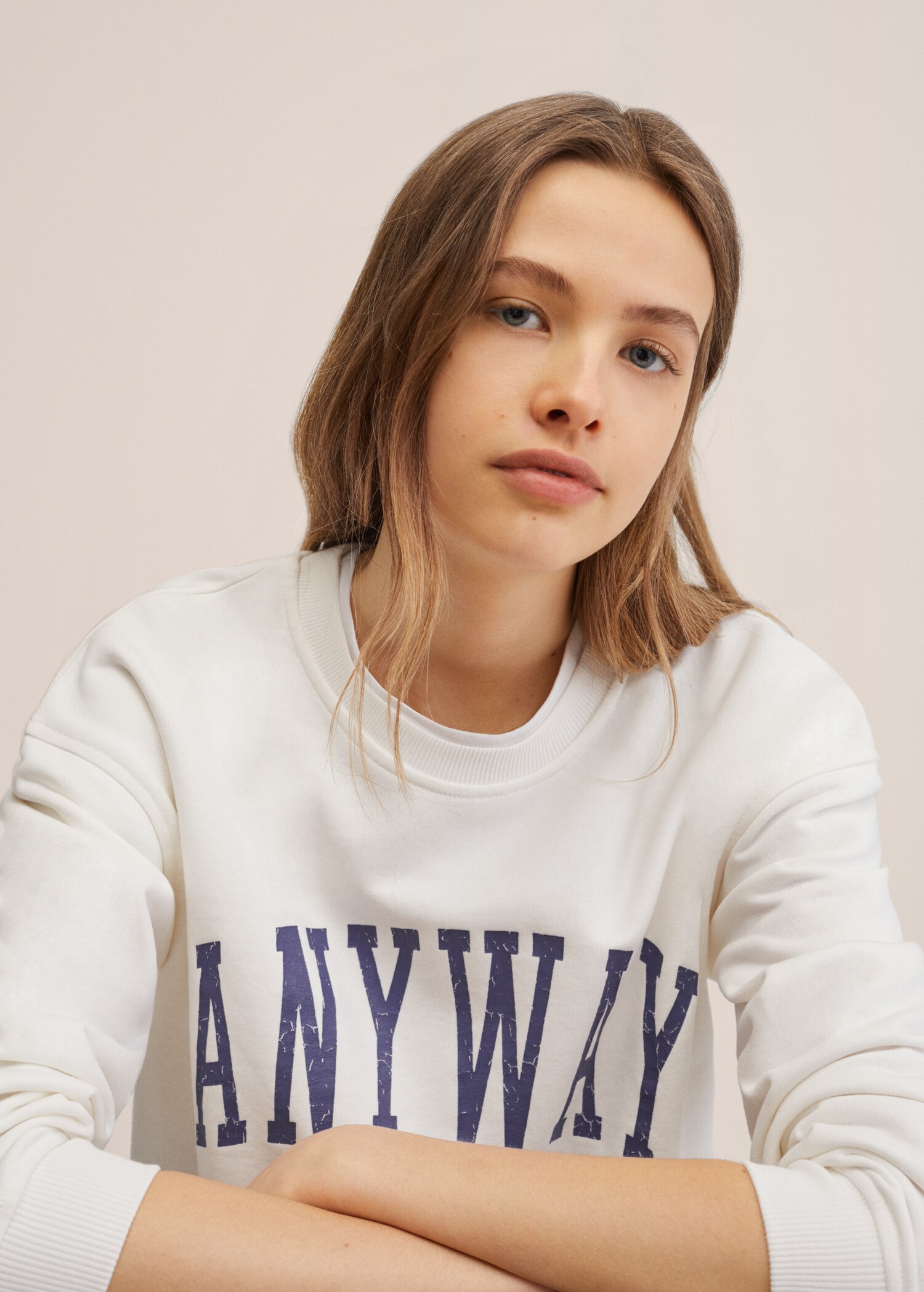 Printed cotton sweatshirt - Details of the article 1