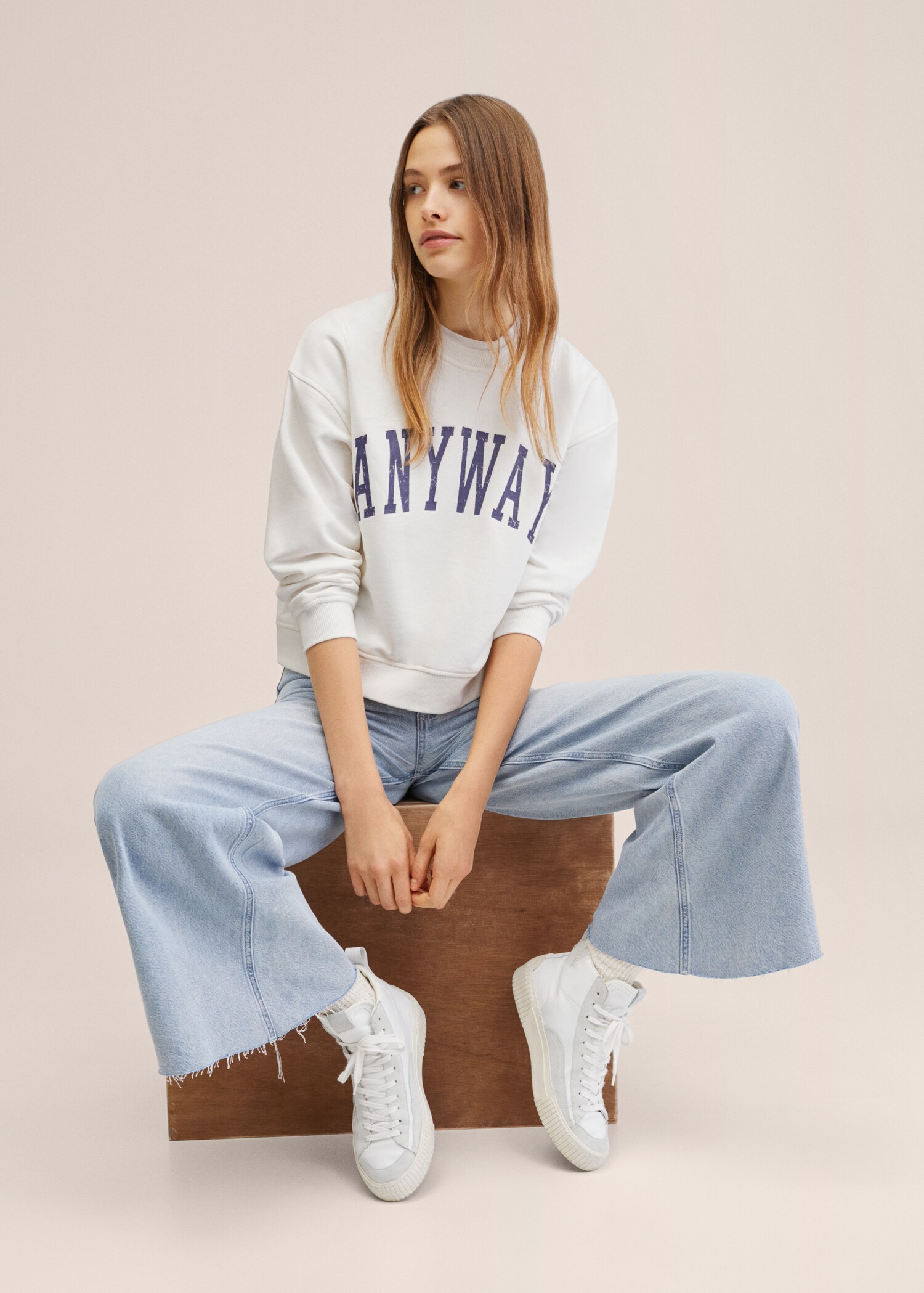 Printed cotton sweatshirt - Details of the article 2