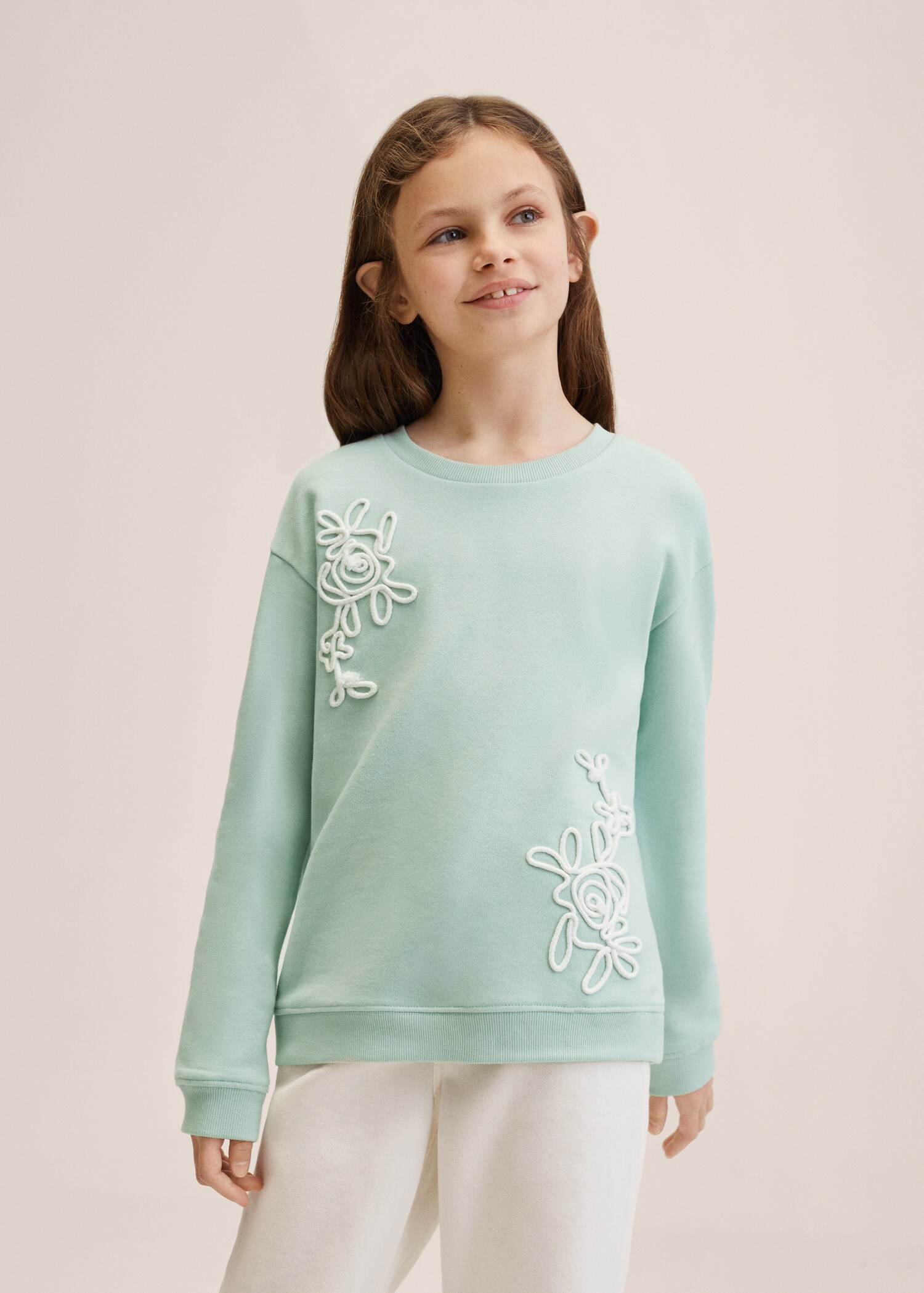 Sudadera algodón dibujo - Plano medio