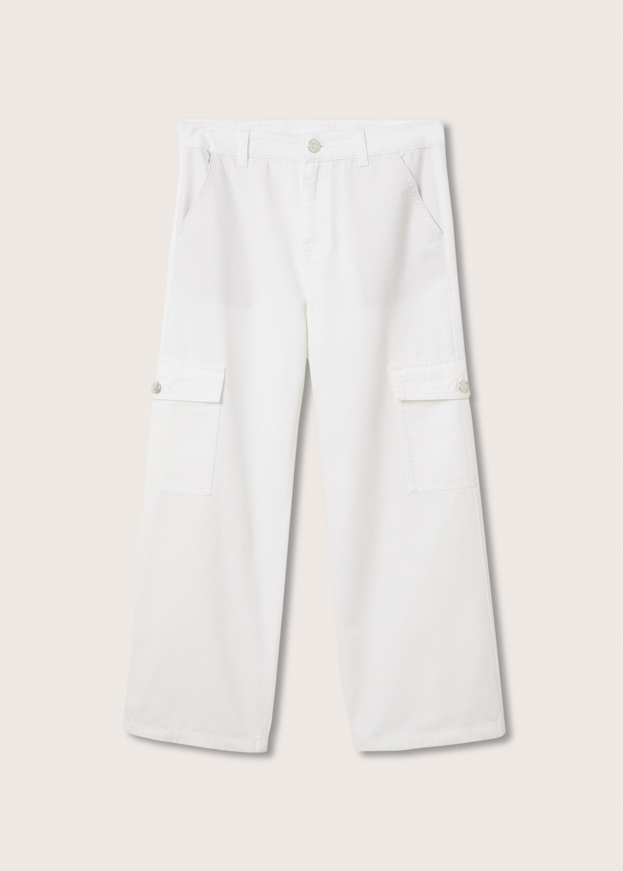 Cotton cropped cargo pants - Article without model