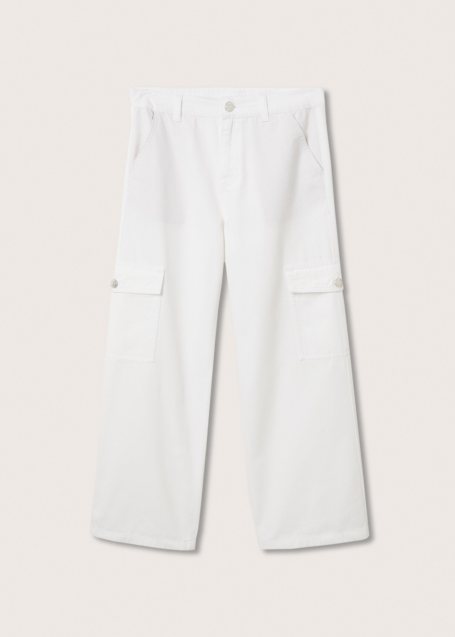 Pantalon cargo cropped coton - Article sans modèle