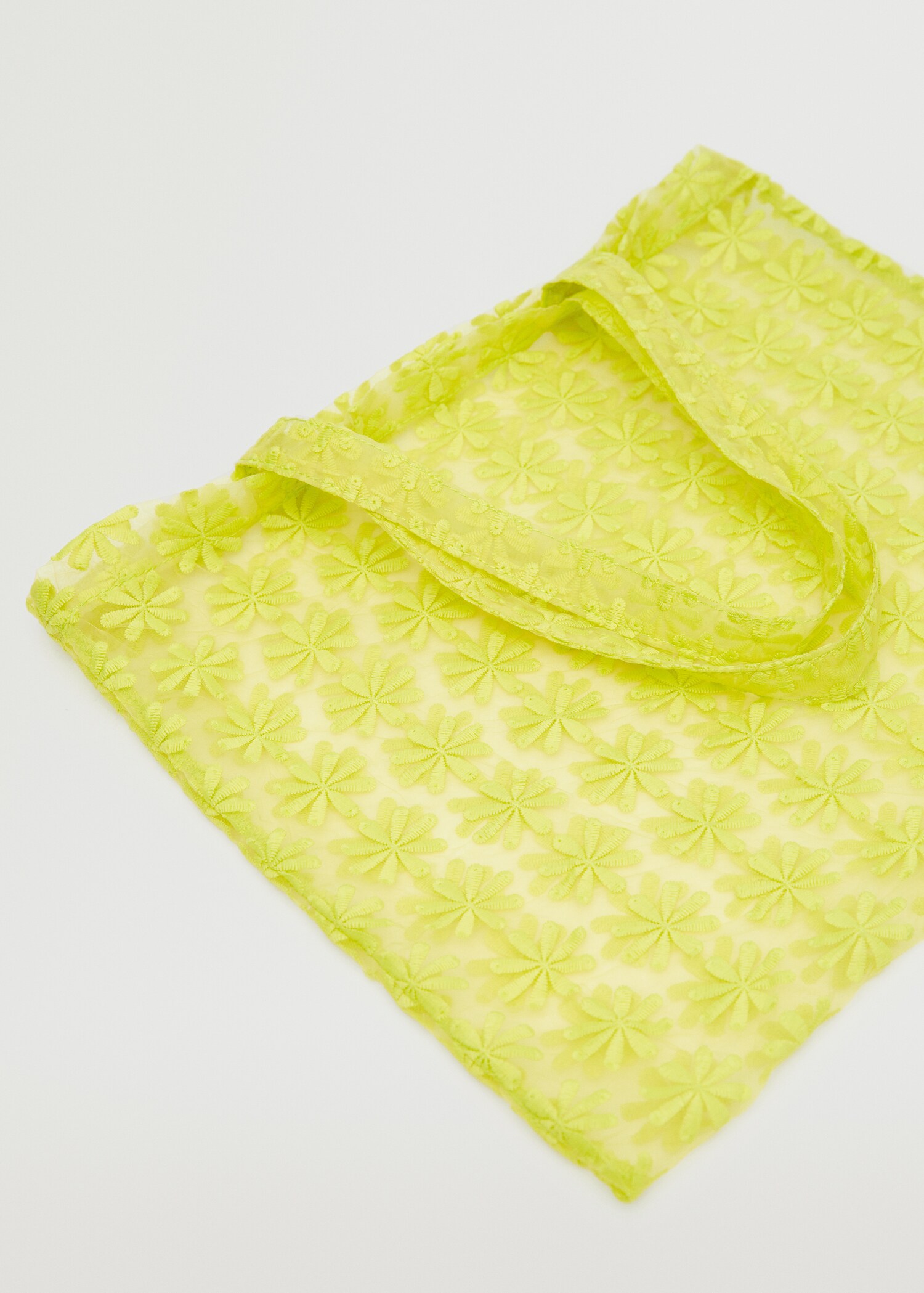 Organza flowers bag - Medium plane