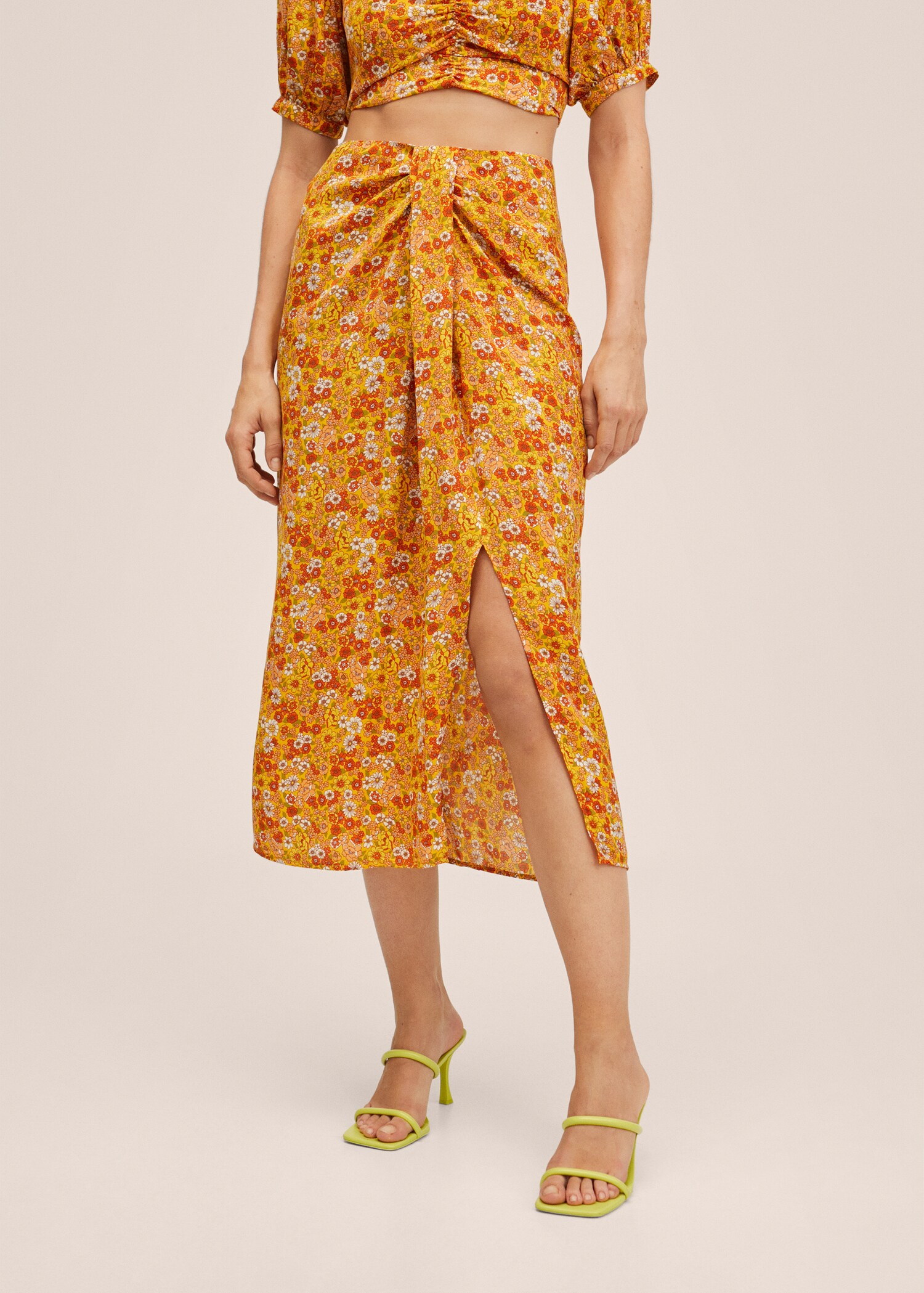 Floral print skirt - Medium plane
