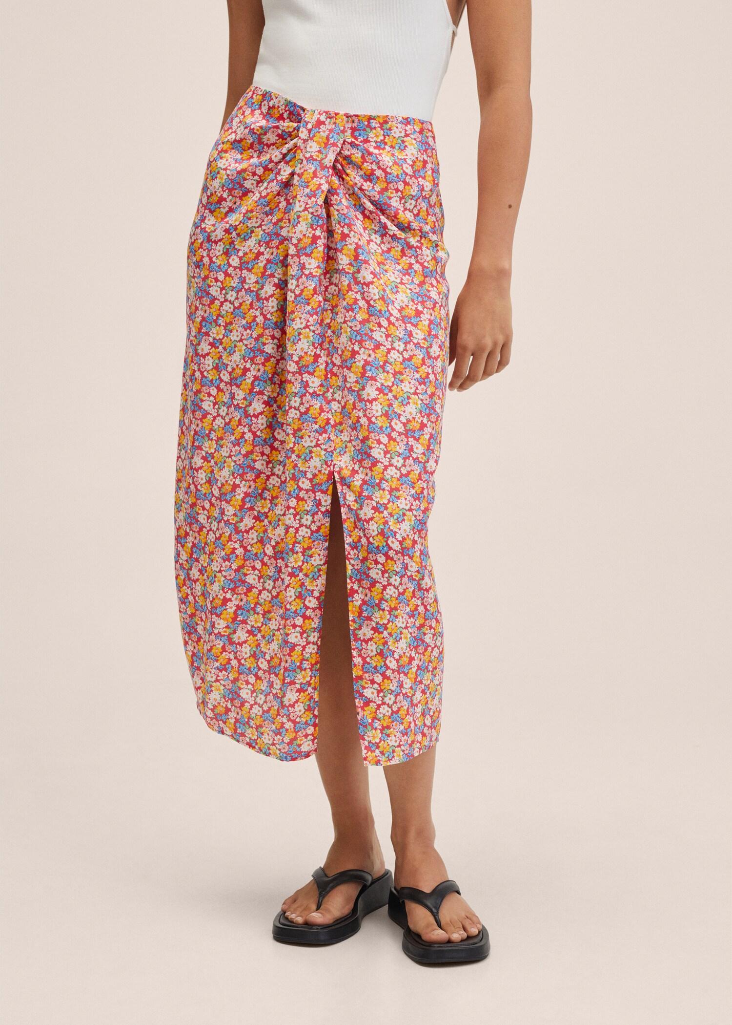 Floral print skirt - Medium plane