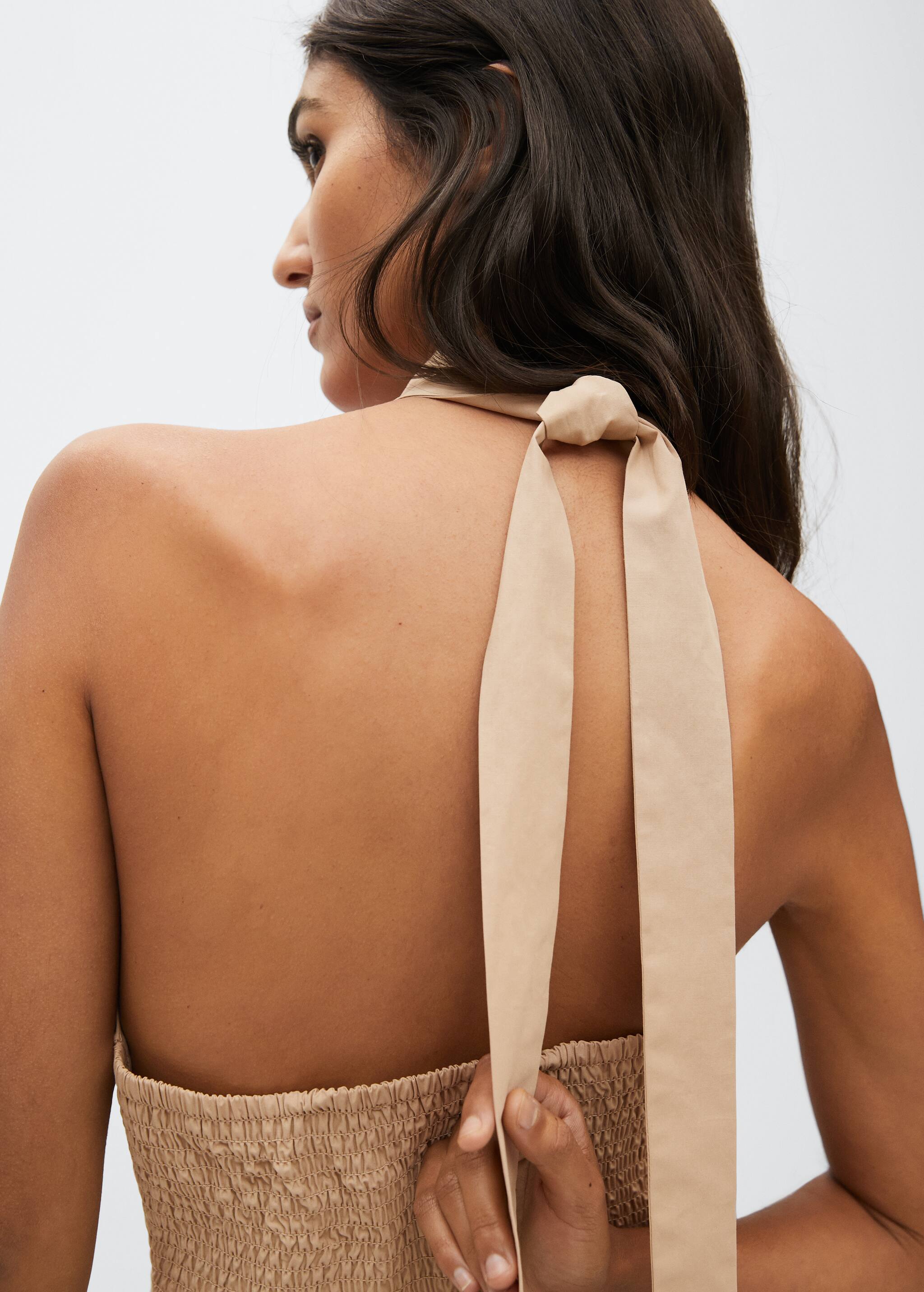Halter cotton top - Details of the article 1