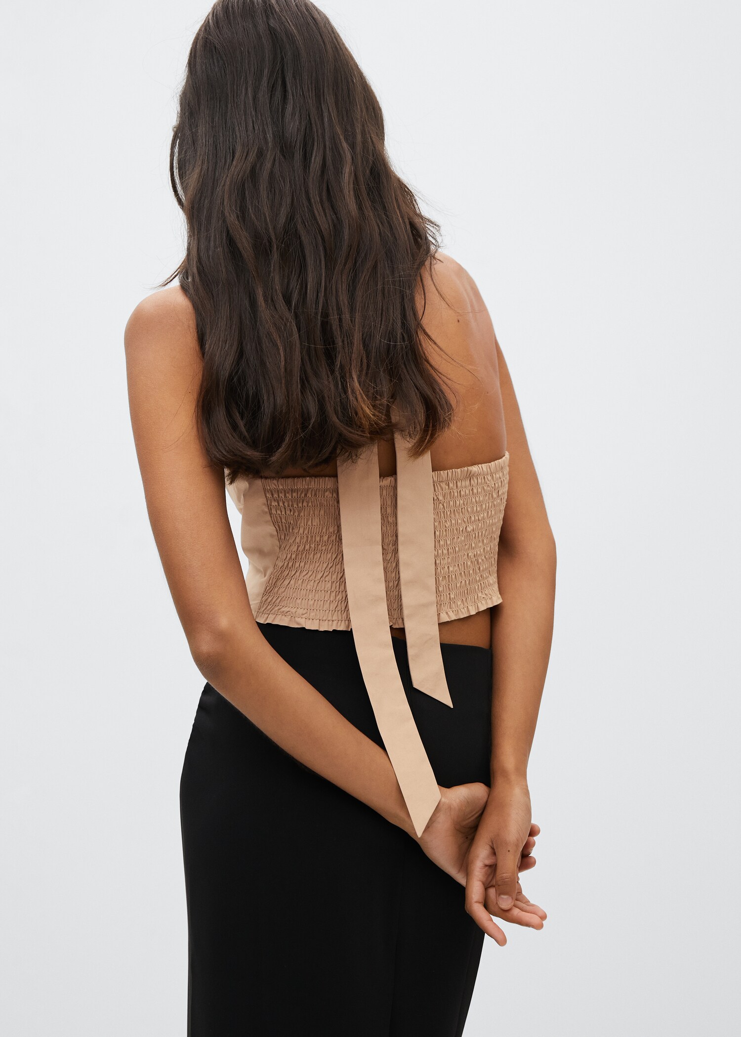 Halter cotton top - Reverse of the article