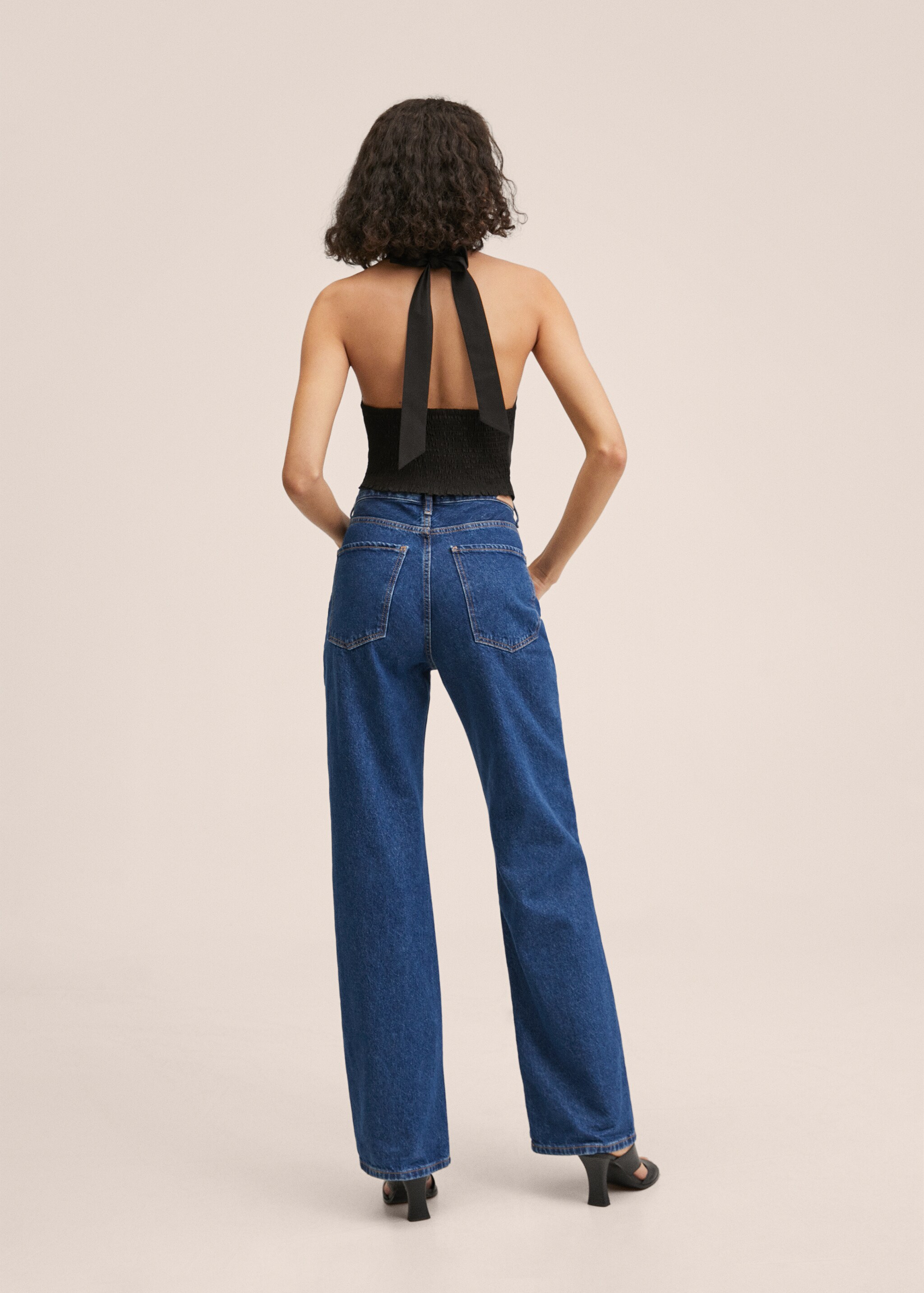 Halter cotton top - Reverse of the article