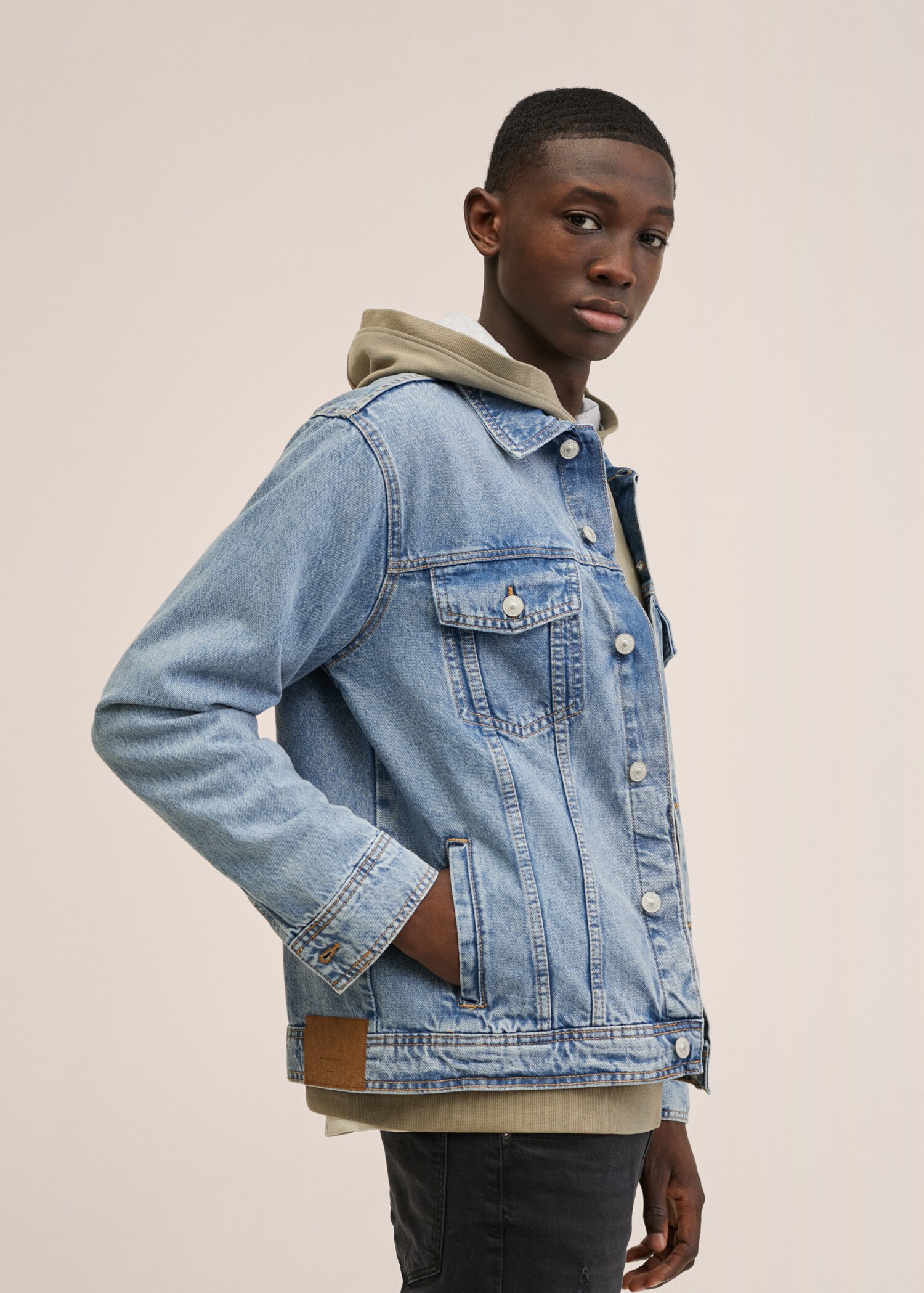 Pockets denim jacket - Medium plane