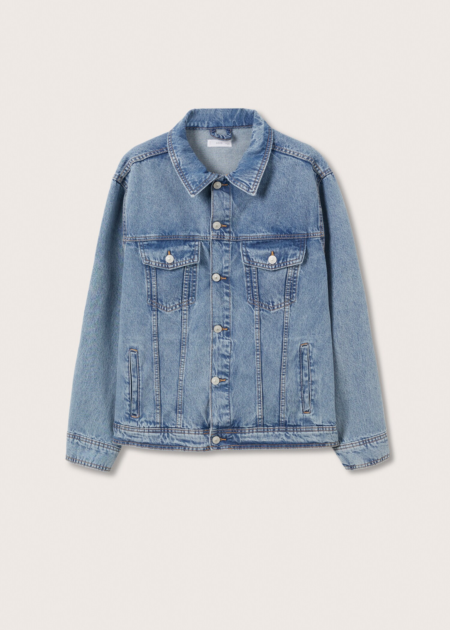 Pockets denim jacket - Article without model
