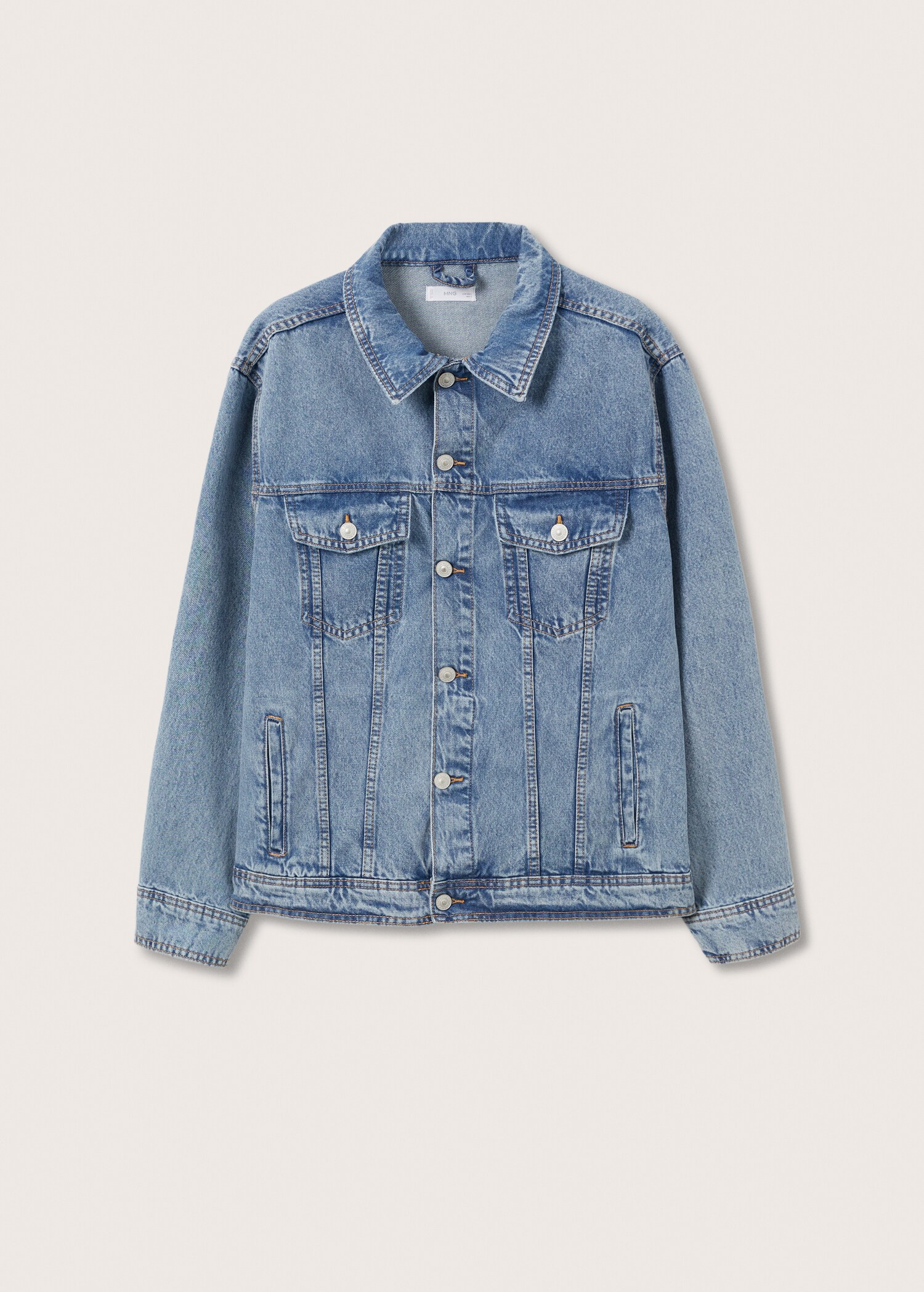 Pockets denim jacket - Article without model