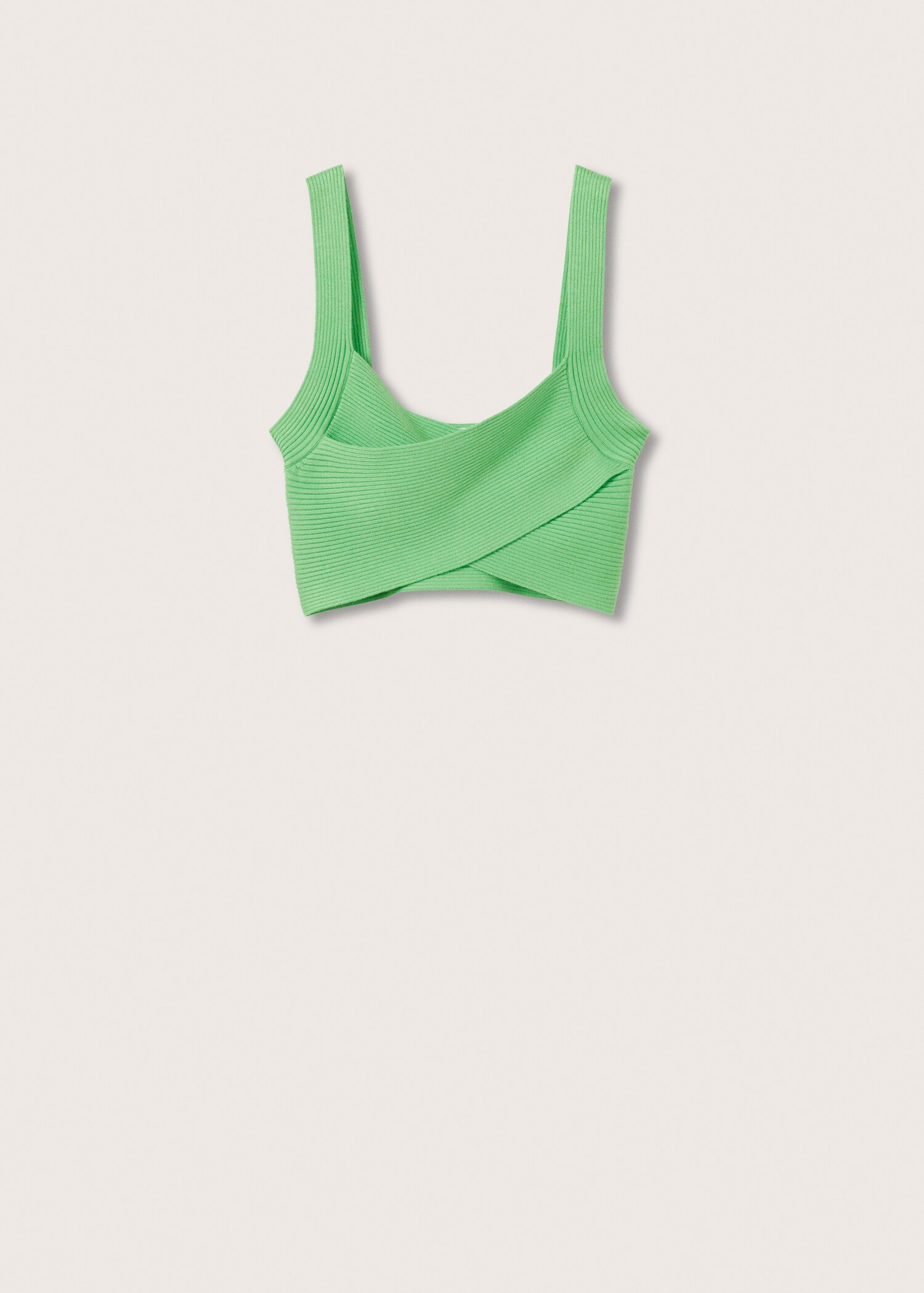 Knitted cropped top - Article without model