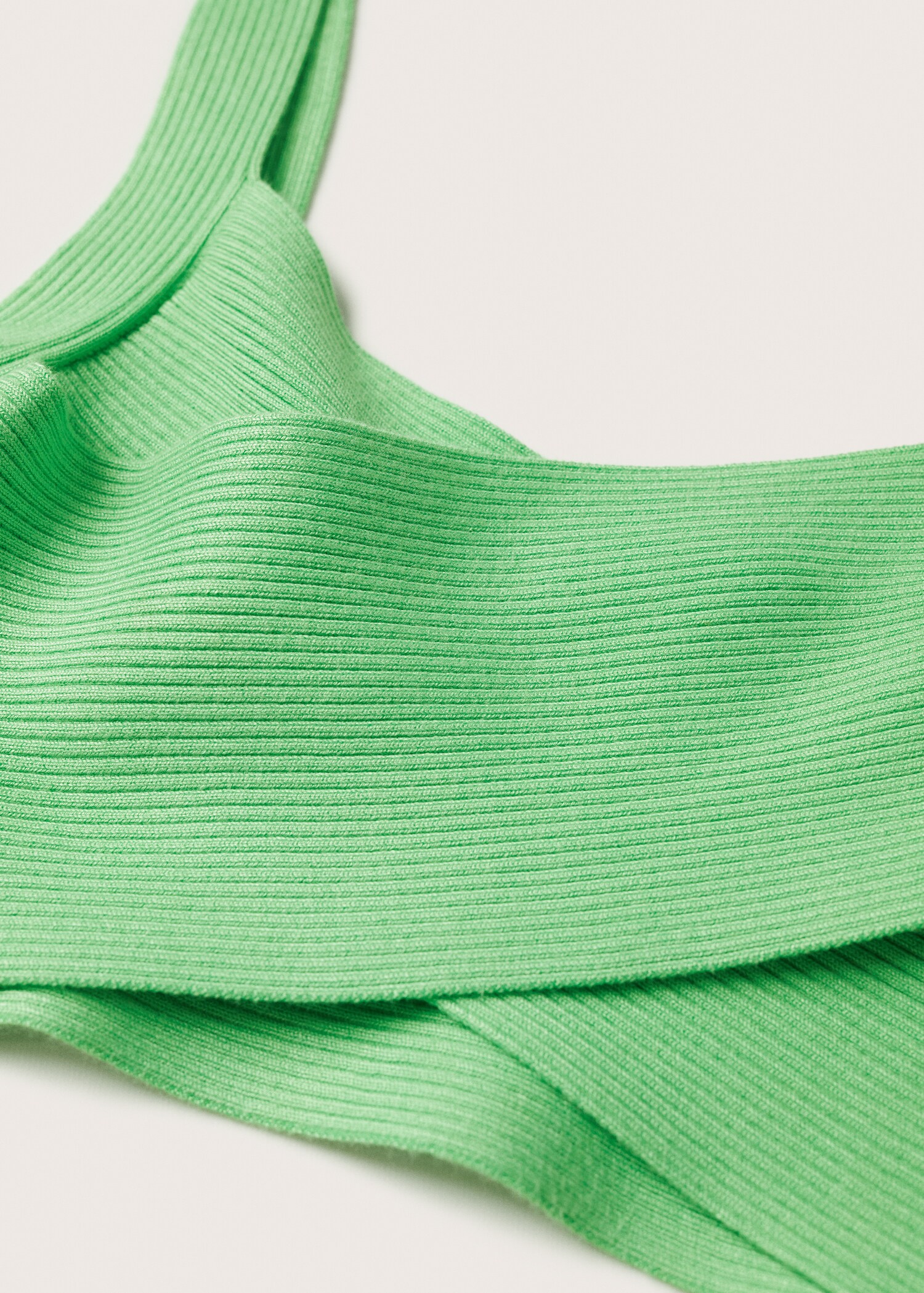 Knitted cropped top - Details of the article 8