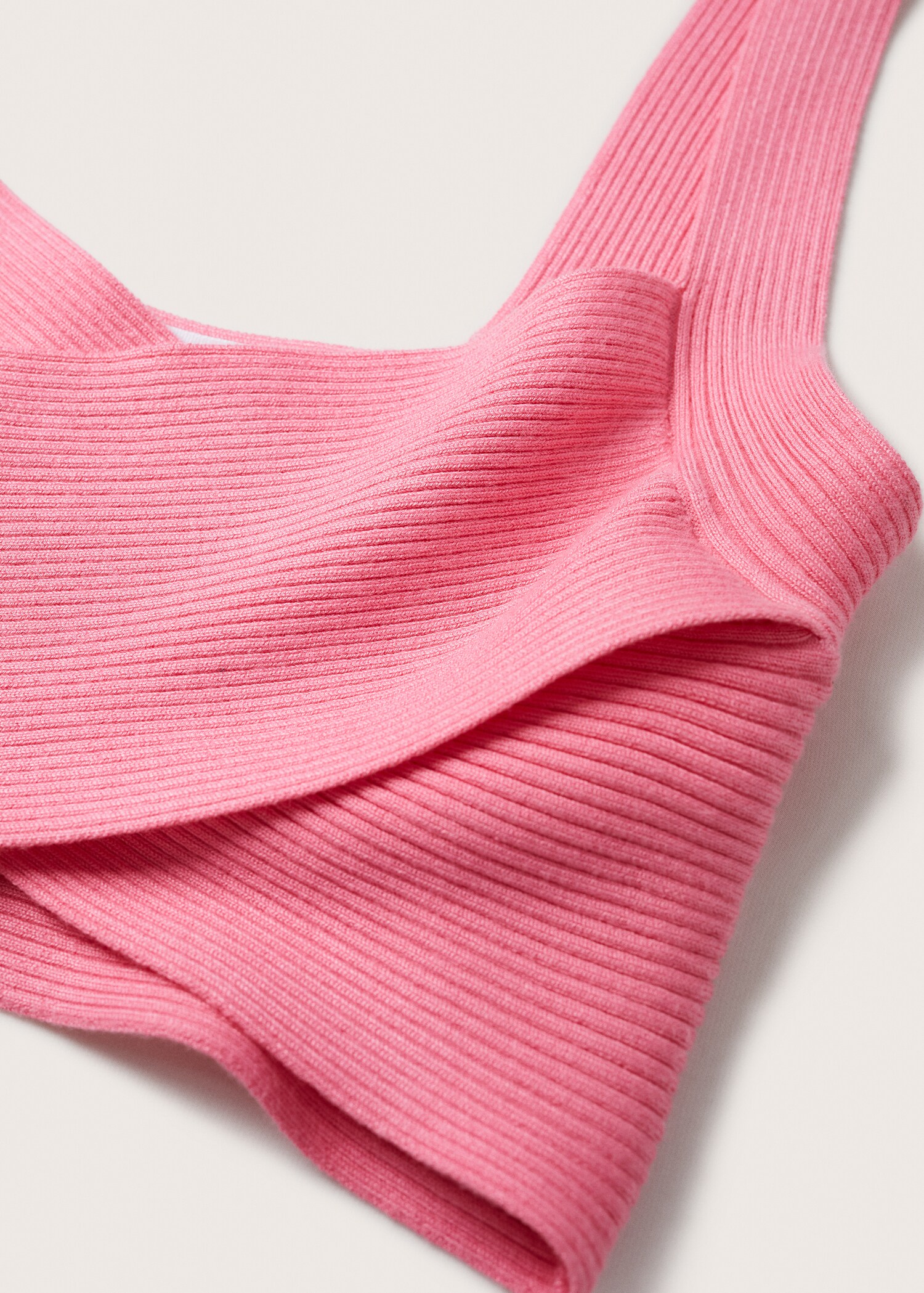 Knitted cropped top - Details of the article 8