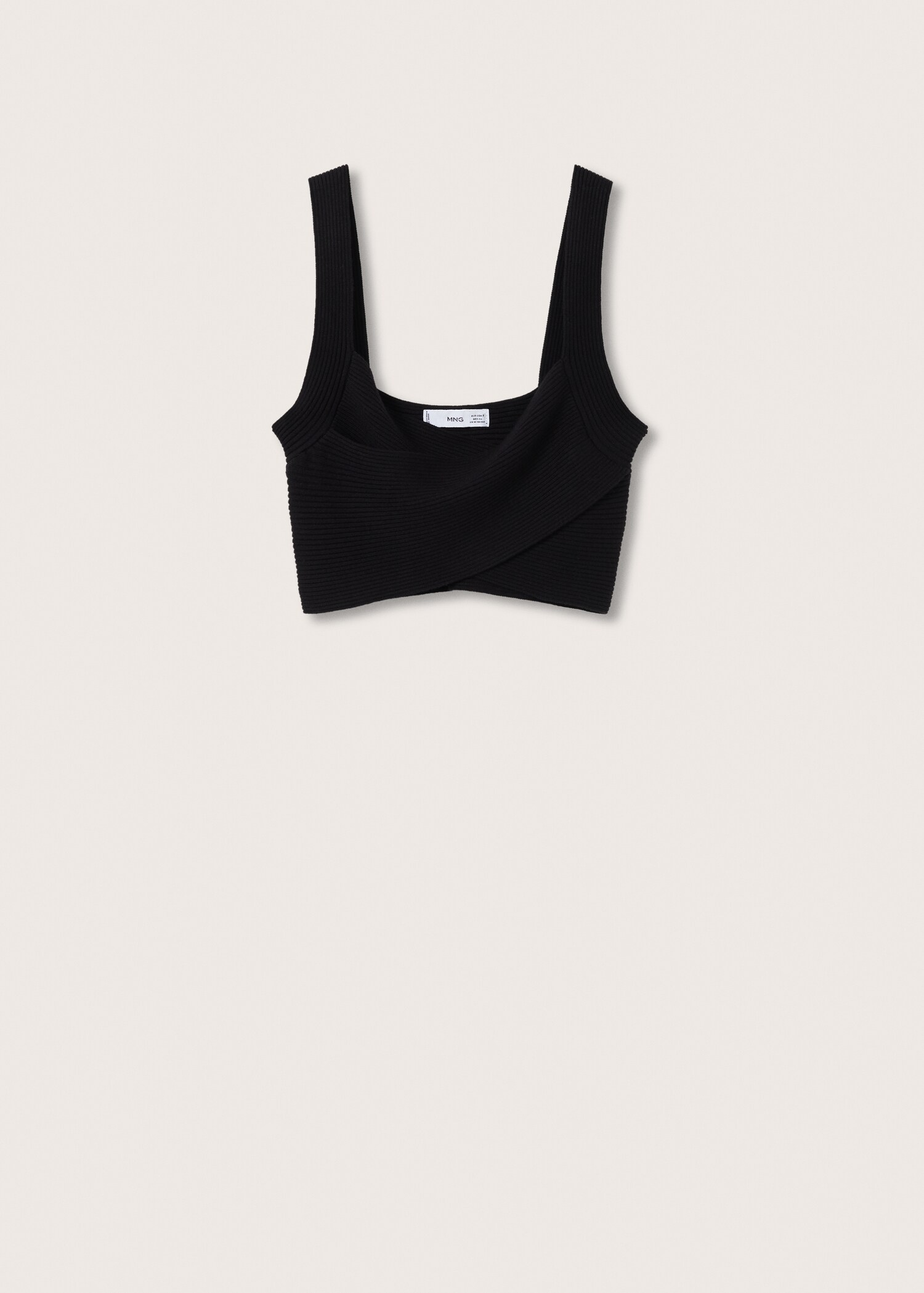 Knitted cropped top - Article without model