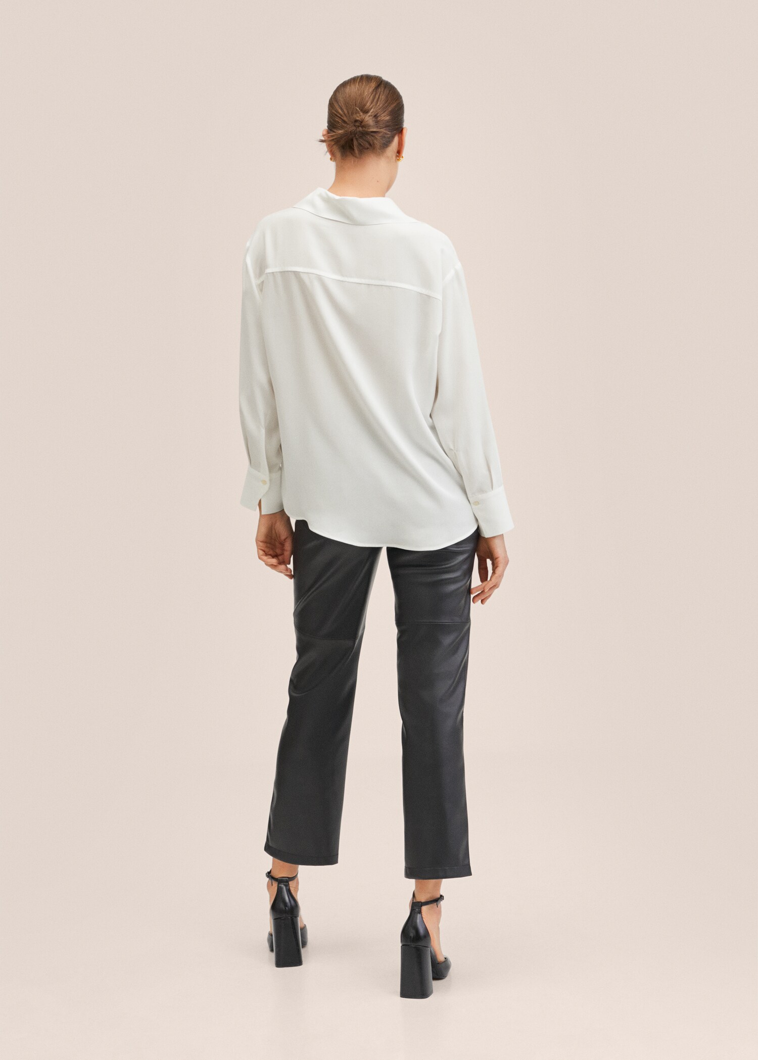 Camicia lyocell oversize - Retro dell'articolo