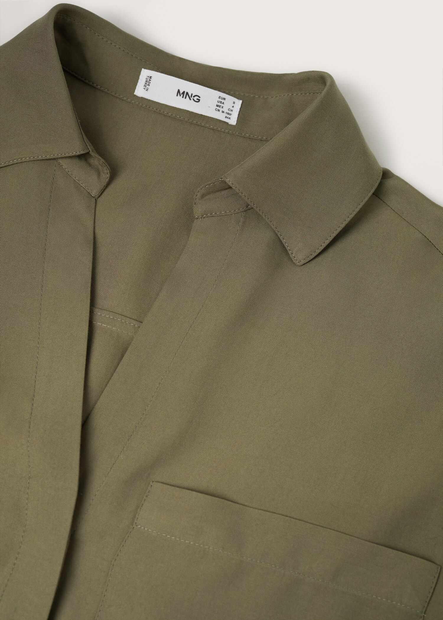 Oversized lyocell blouse - Detail van het artikel 8