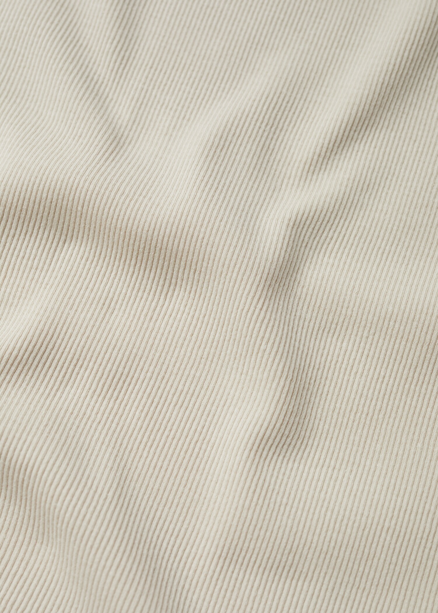Ribbed cotton-blend top - Details of the article 8