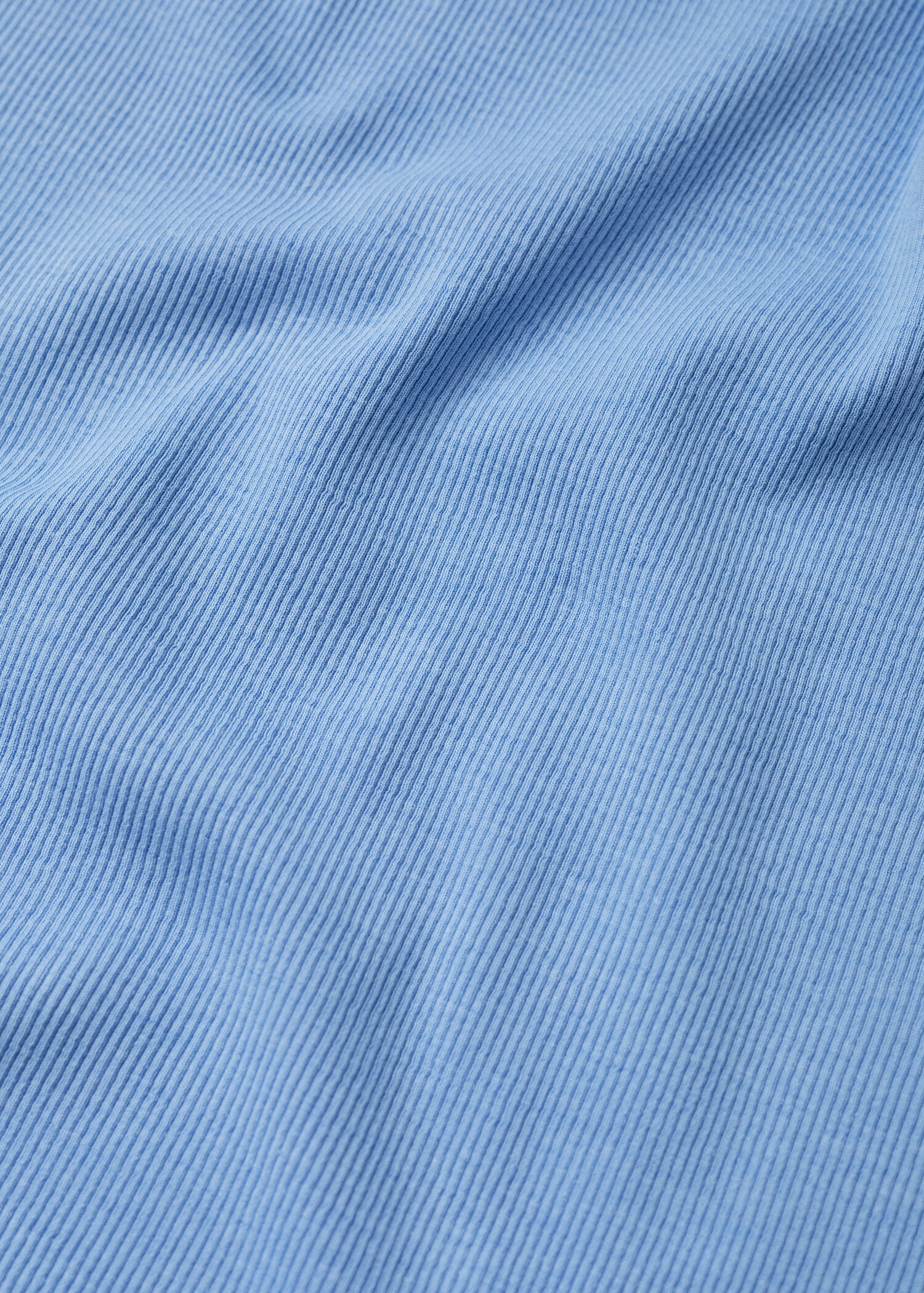 Ribbed cotton-blend top - Details of the article 8