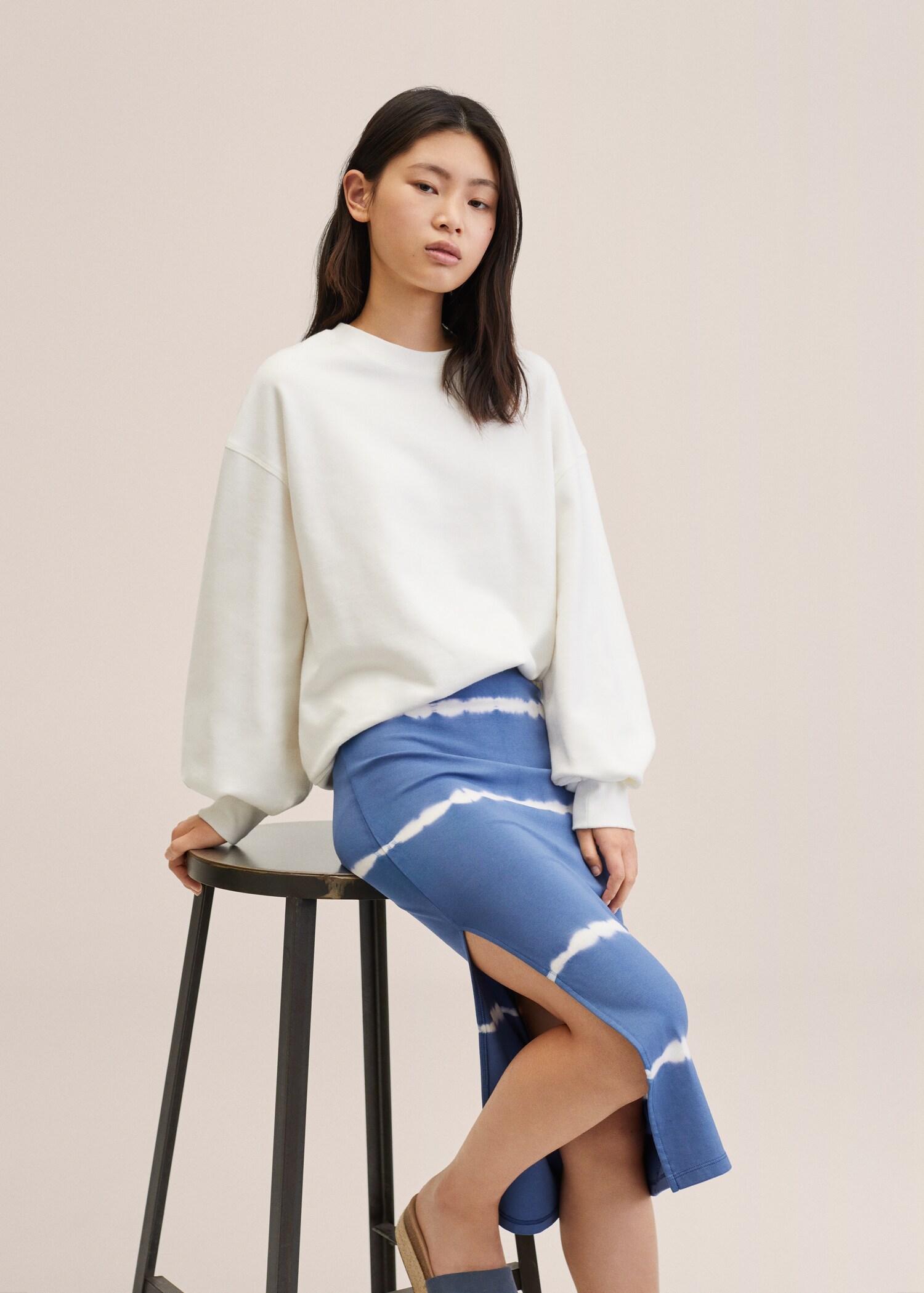 Tie-dye cotton skirt - Details of the article 1