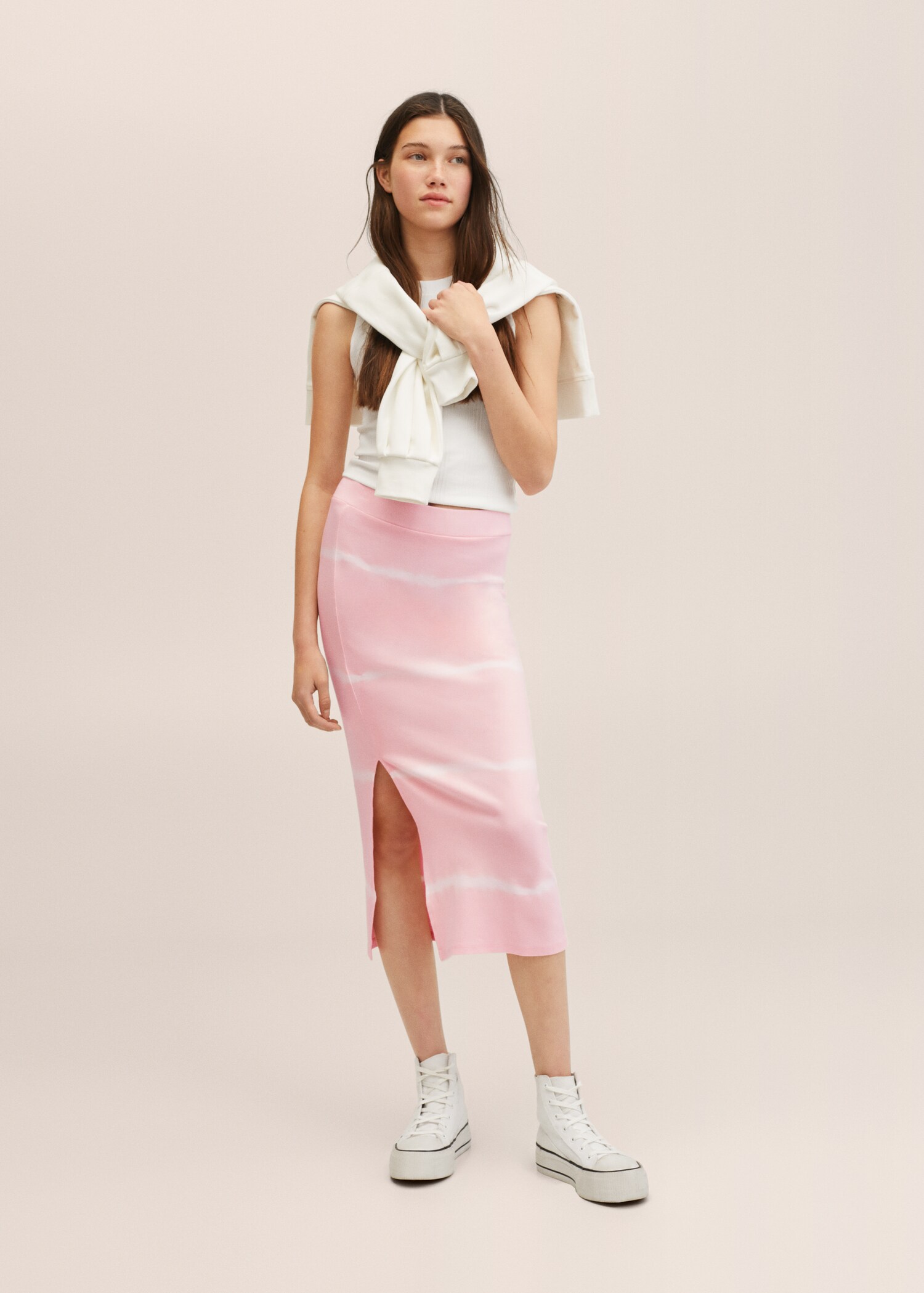 Tie-dye cotton skirt - Medium plane