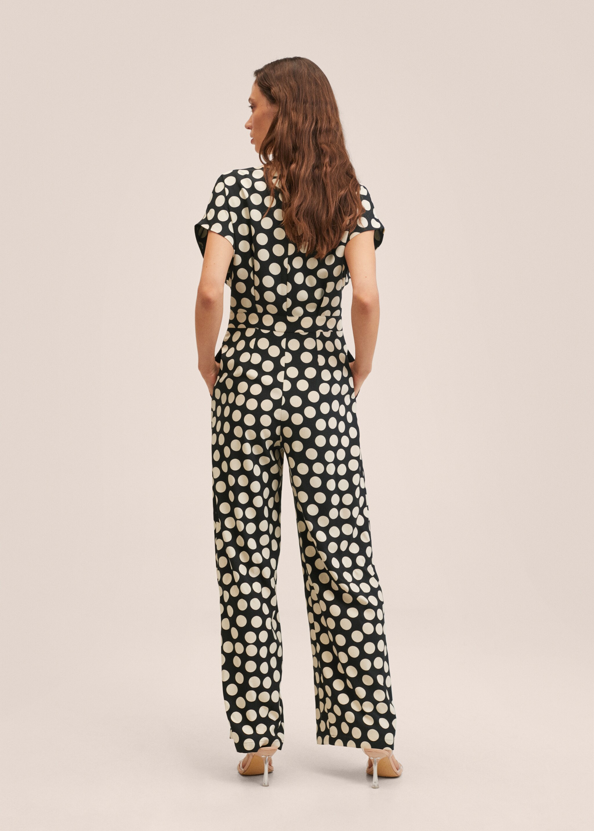 Polka-dot print jumpsuit - Reverse of the article