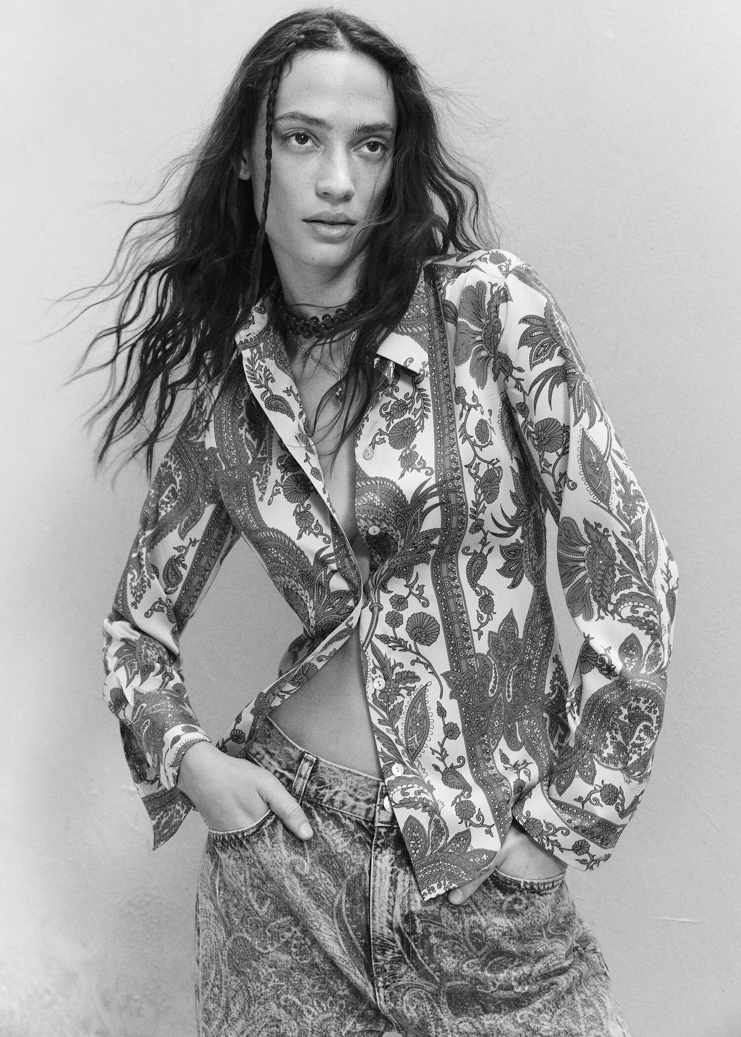 Paisley print shirt - Details of the article 6