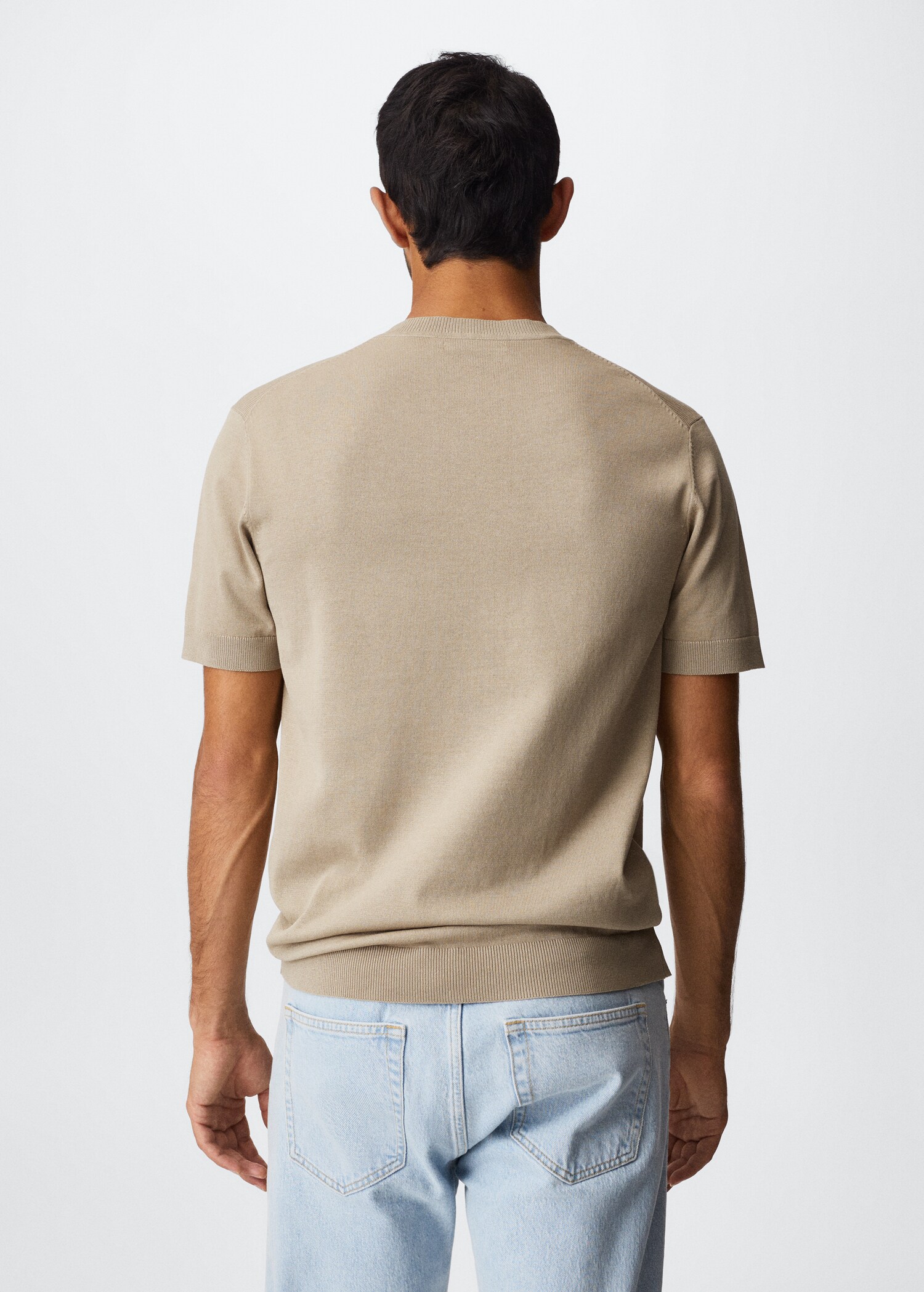 Strickshirt aus Baumwolle - Rückseite des Artikels
