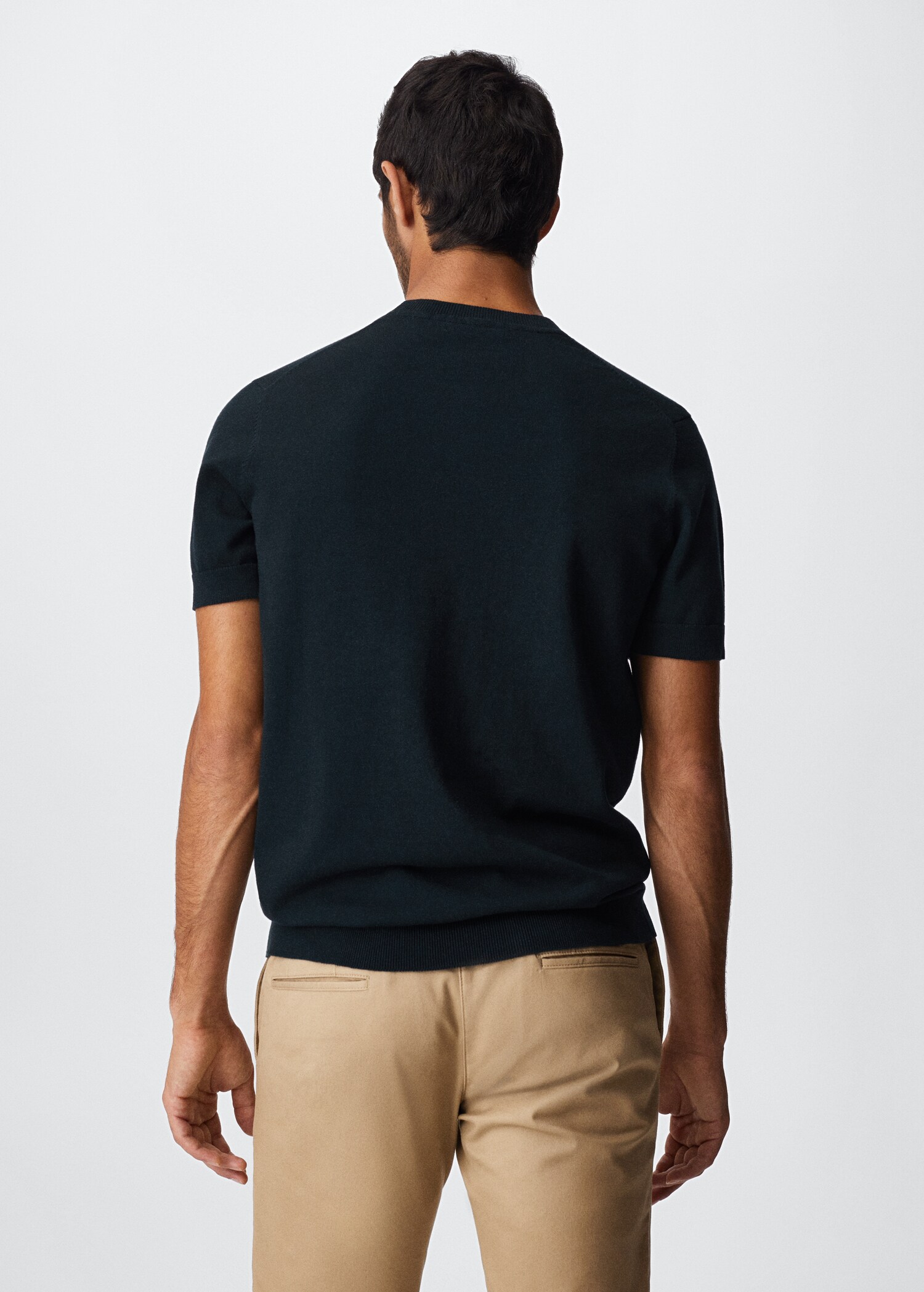 Strickshirt aus Baumwolle - Rückseite des Artikels