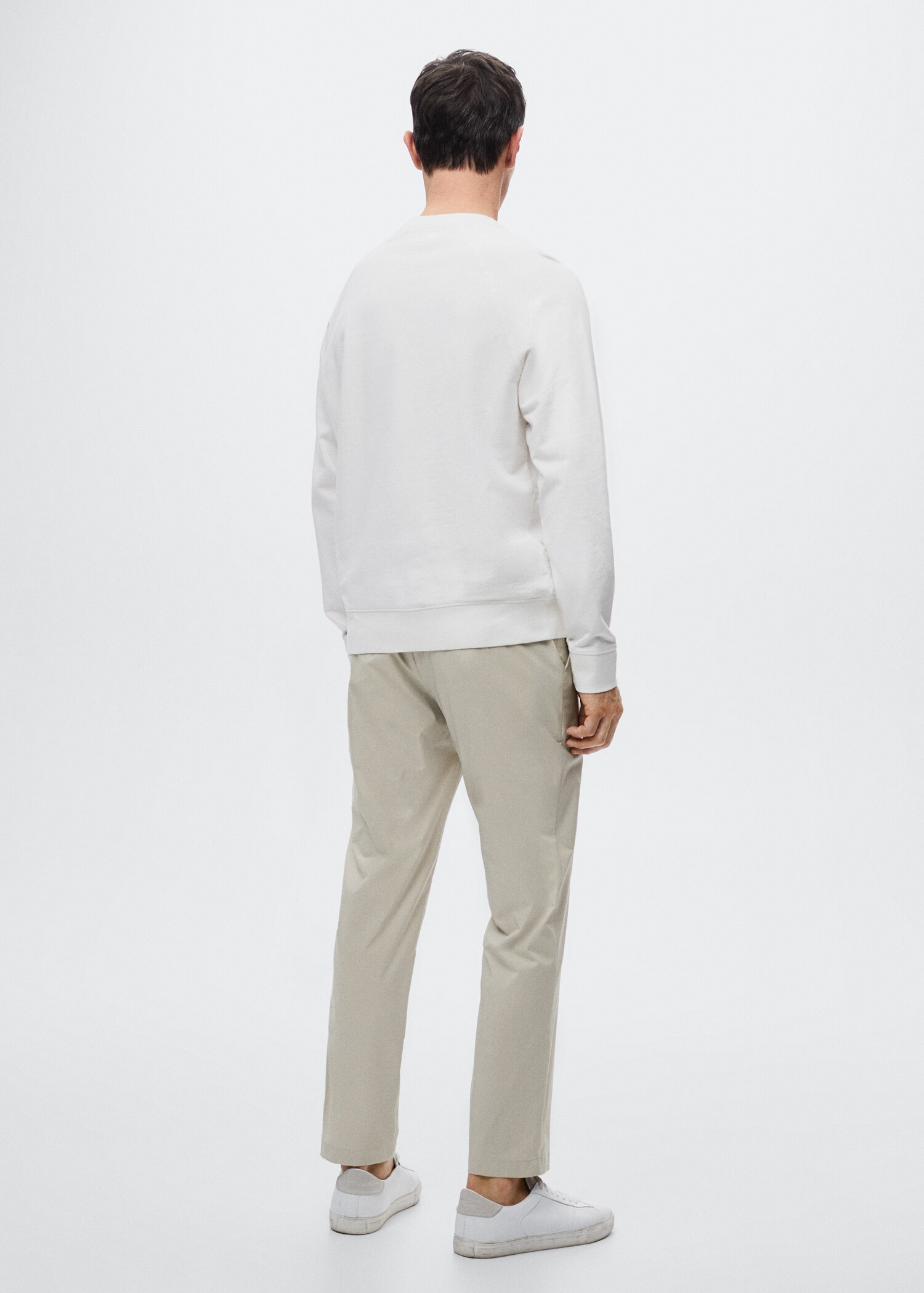 Knitterfreie Slim Fit-Hose - Rückseite des Artikels