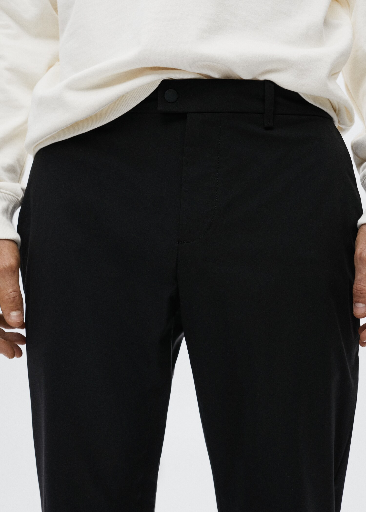 Knitterfreie Slim Fit-Hose - Detail des Artikels 1